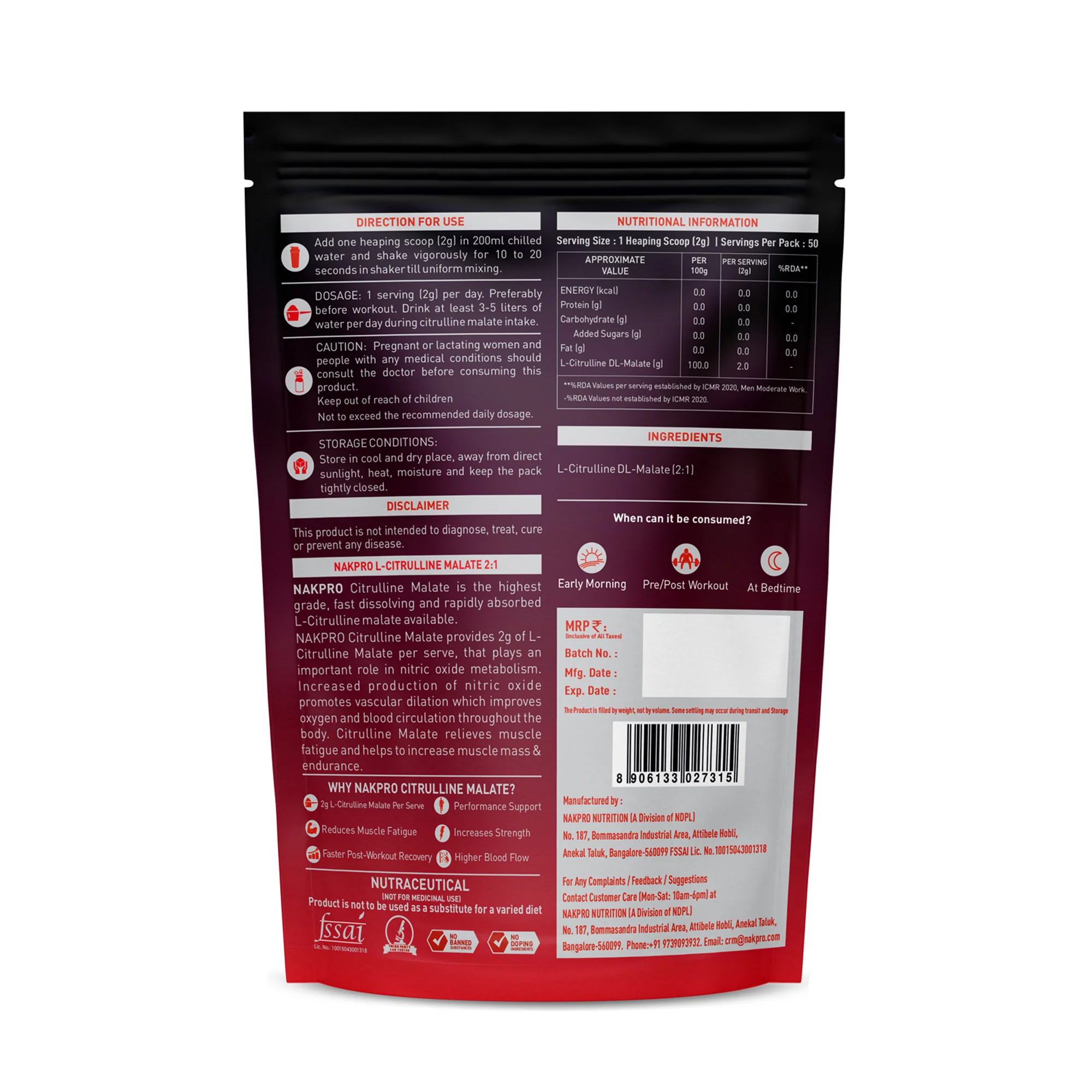 Citrulline Malate | Amino Acid Supplement - Image 15