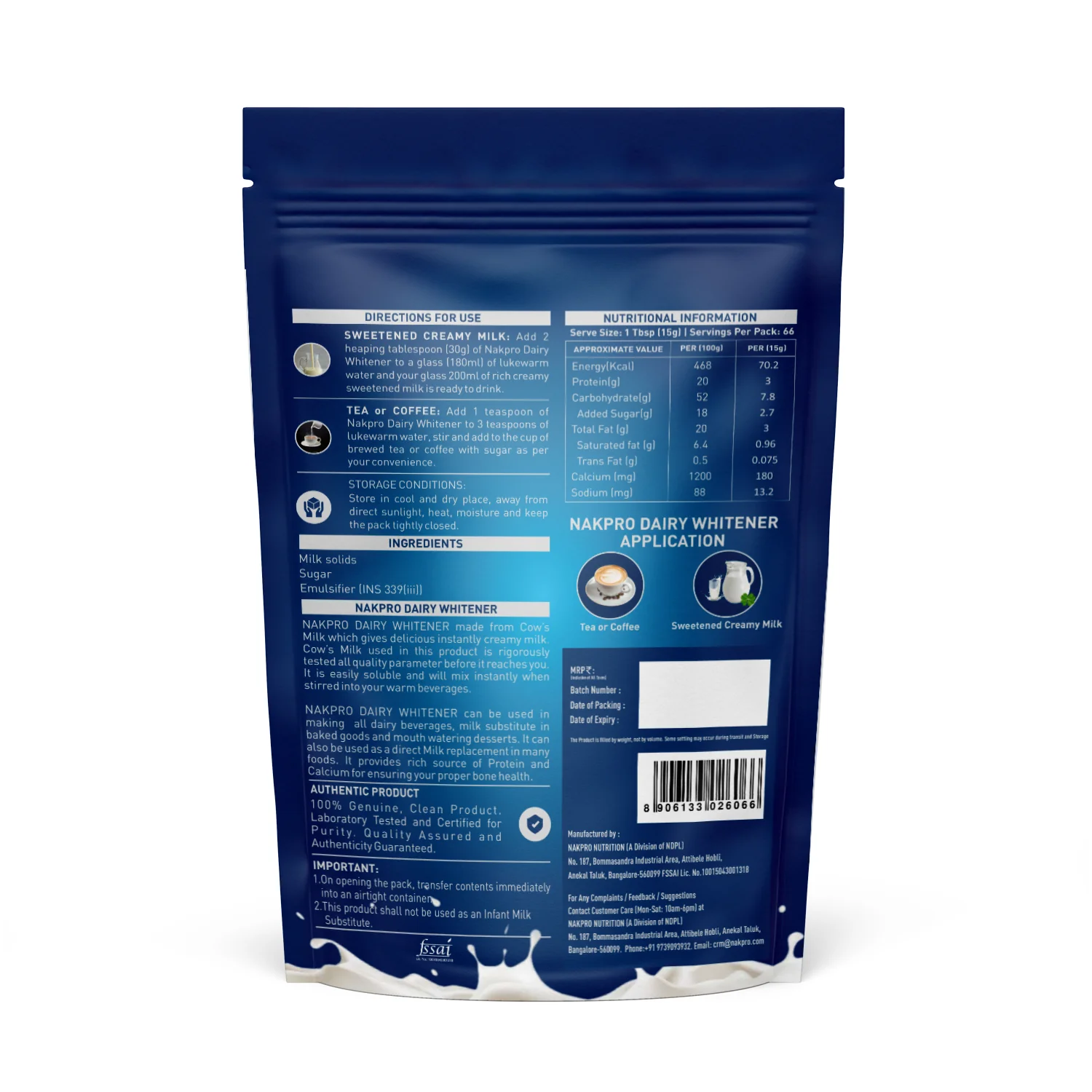 Nakpro Dairy Whitener Milk Powder - Image 6