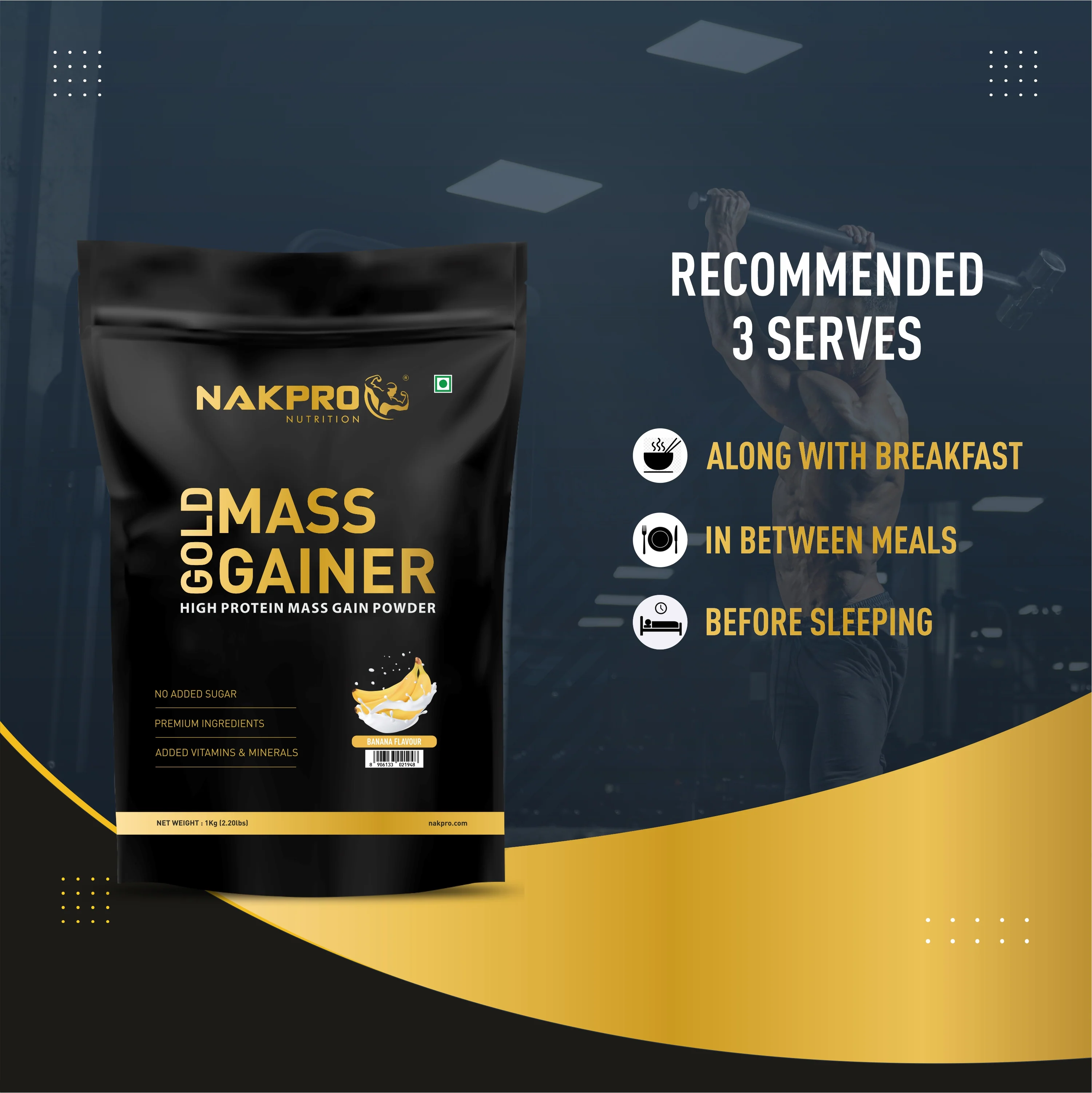 Gold Mass Gainer | High Protein Mass Gainer - Image 41