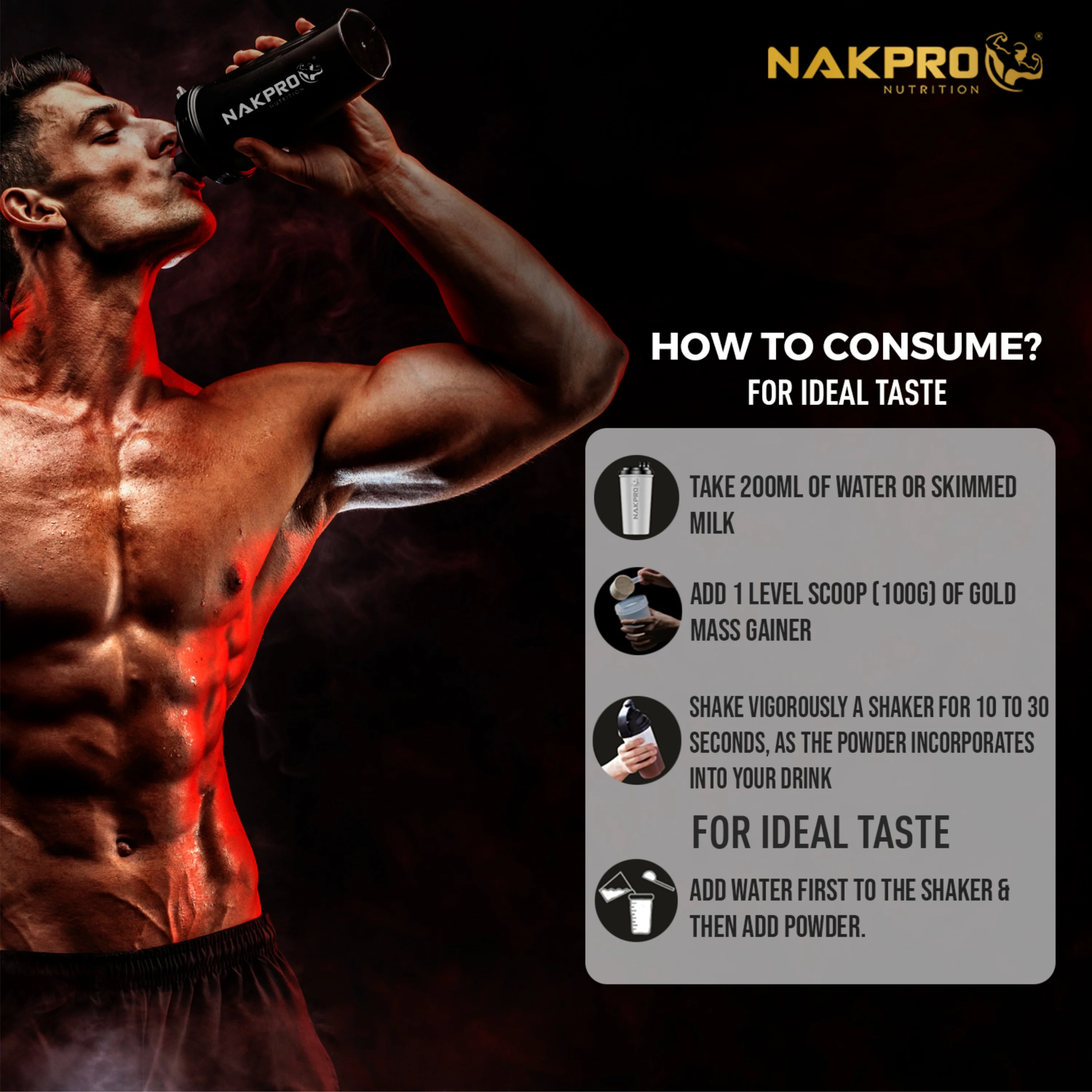 Gold Mass Gainer | High Protein Mass Gainer - Image 42