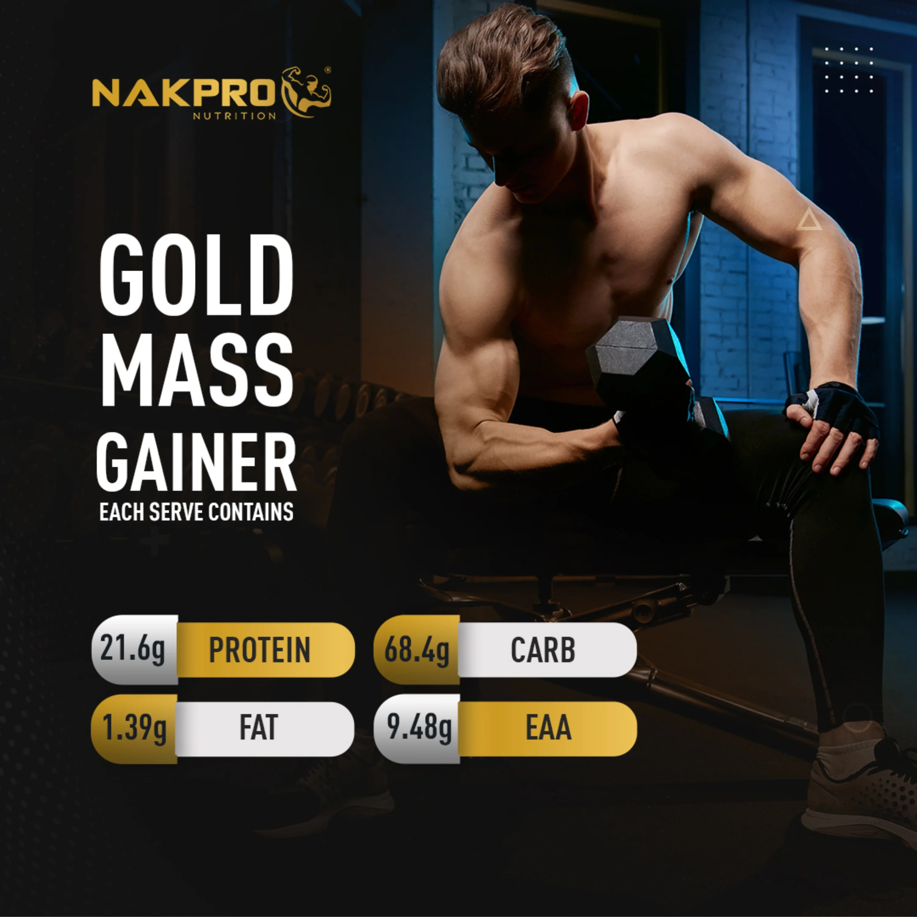 Gold Mass Gainer | High Protein Mass Gainer - Image 44