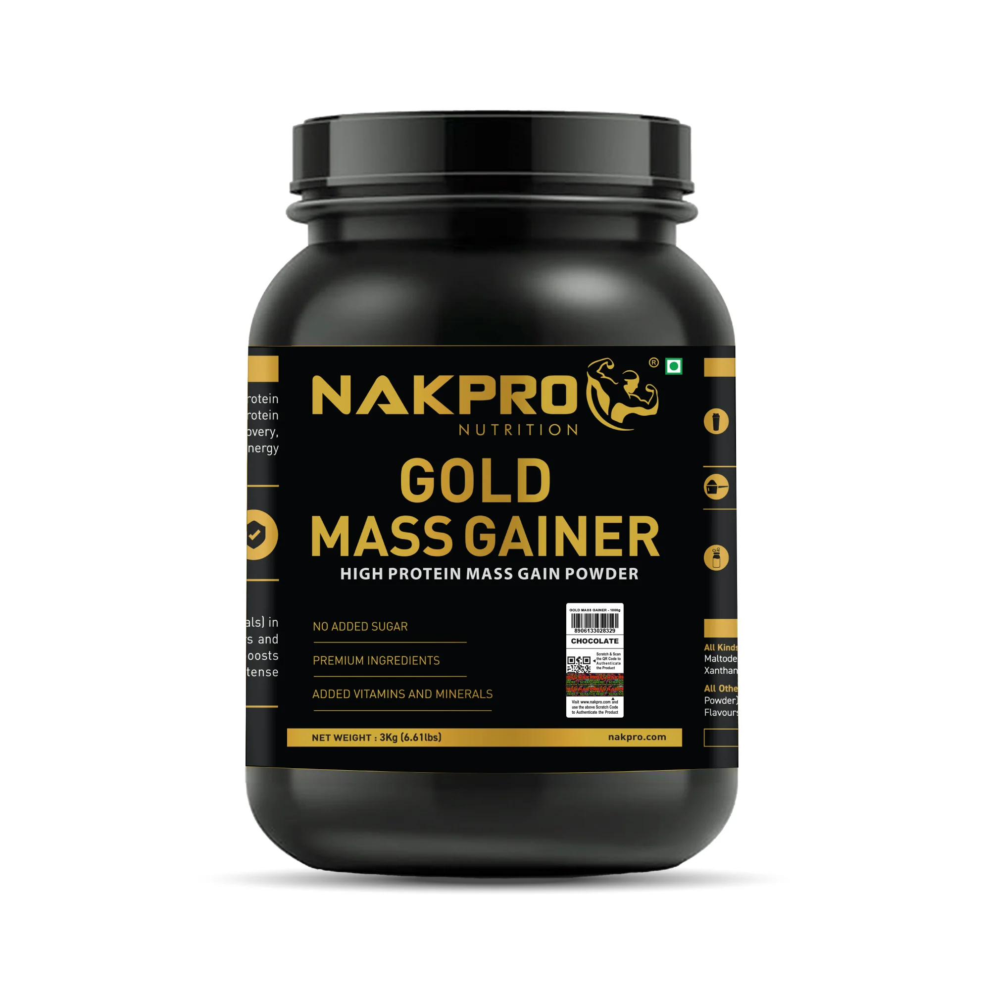 Gold Mass Gainer | High Protein Mass Gainer - Image 47