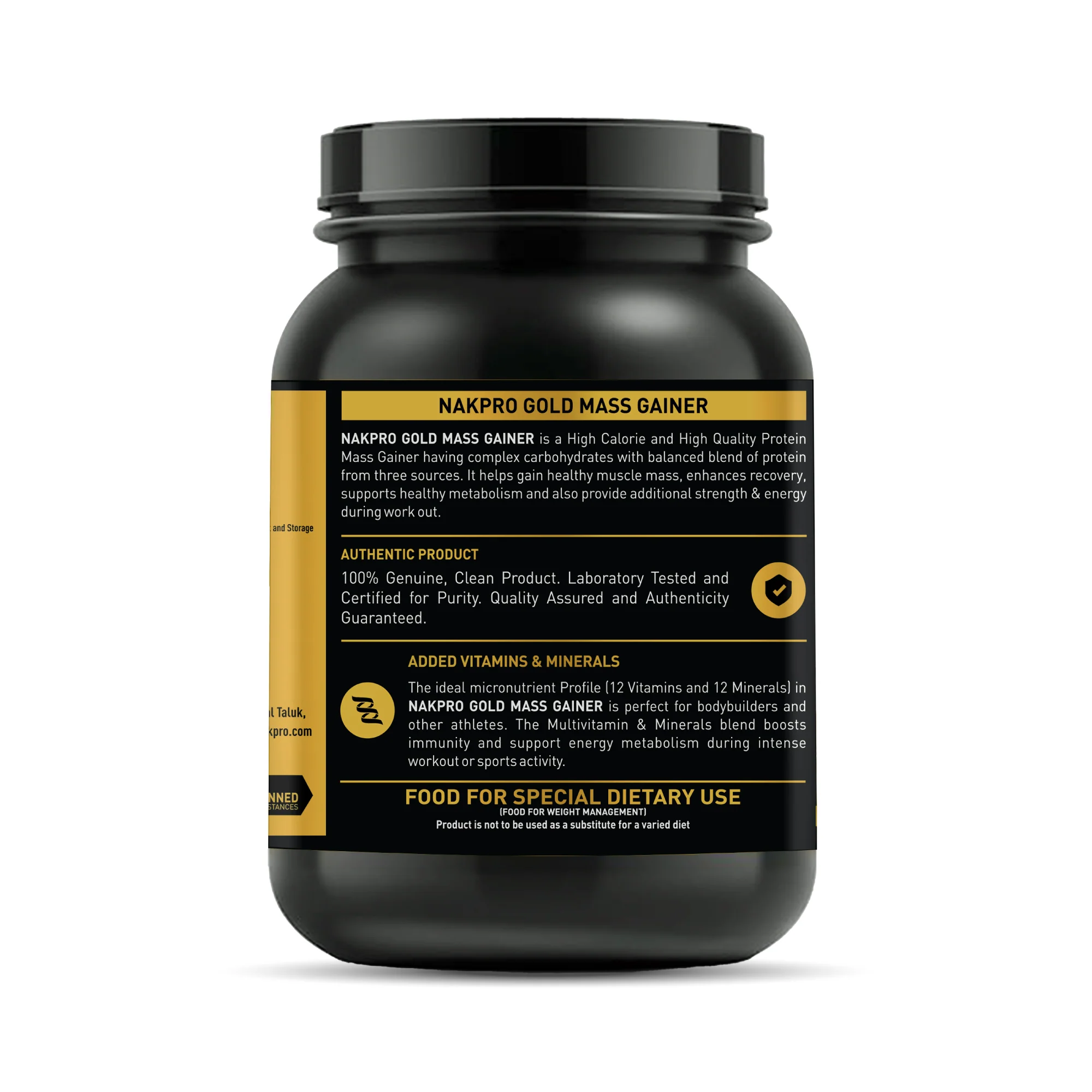 Gold Mass Gainer | High Protein Mass Gainer - Image 49