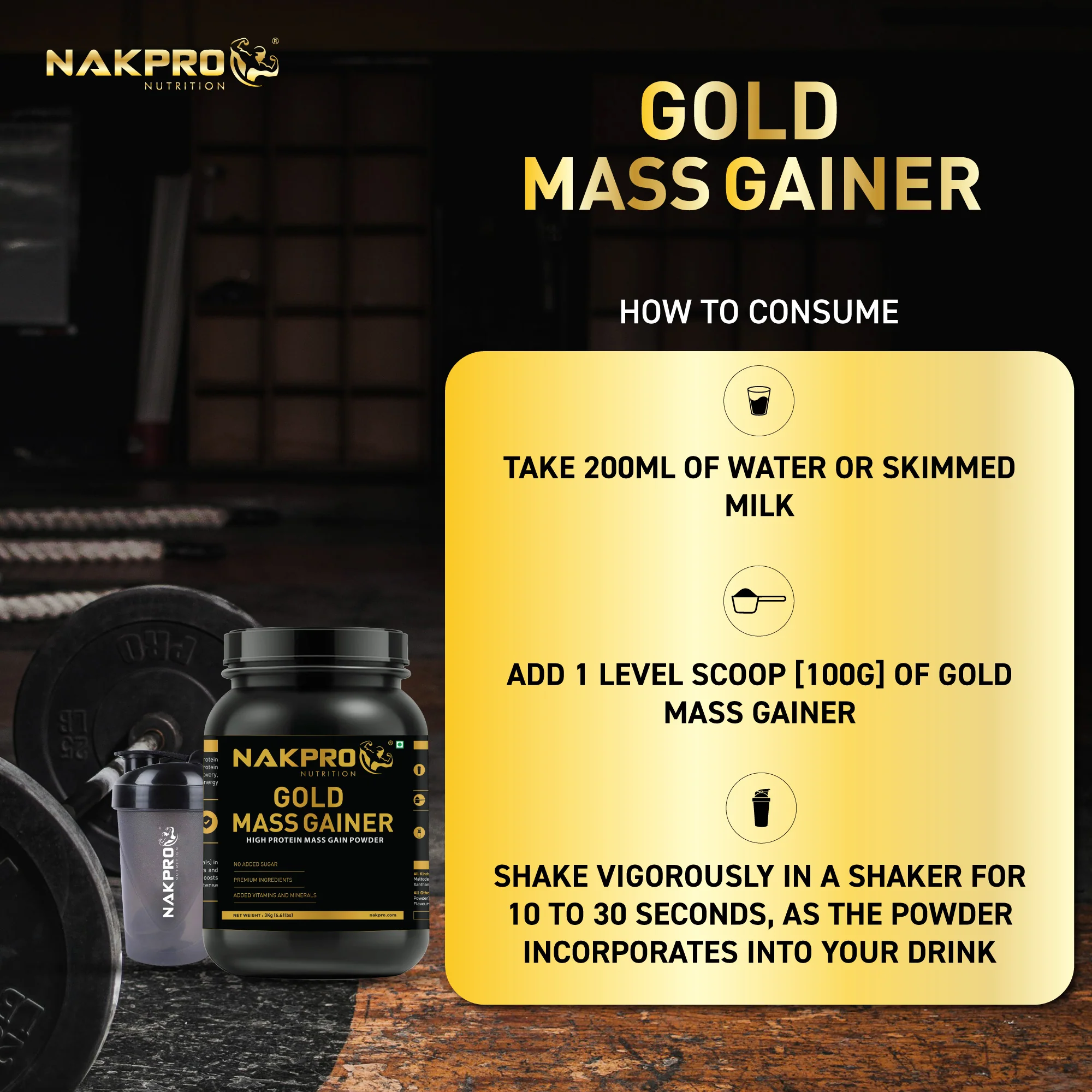 Gold Mass Gainer | High Protein Mass Gainer - Image 54