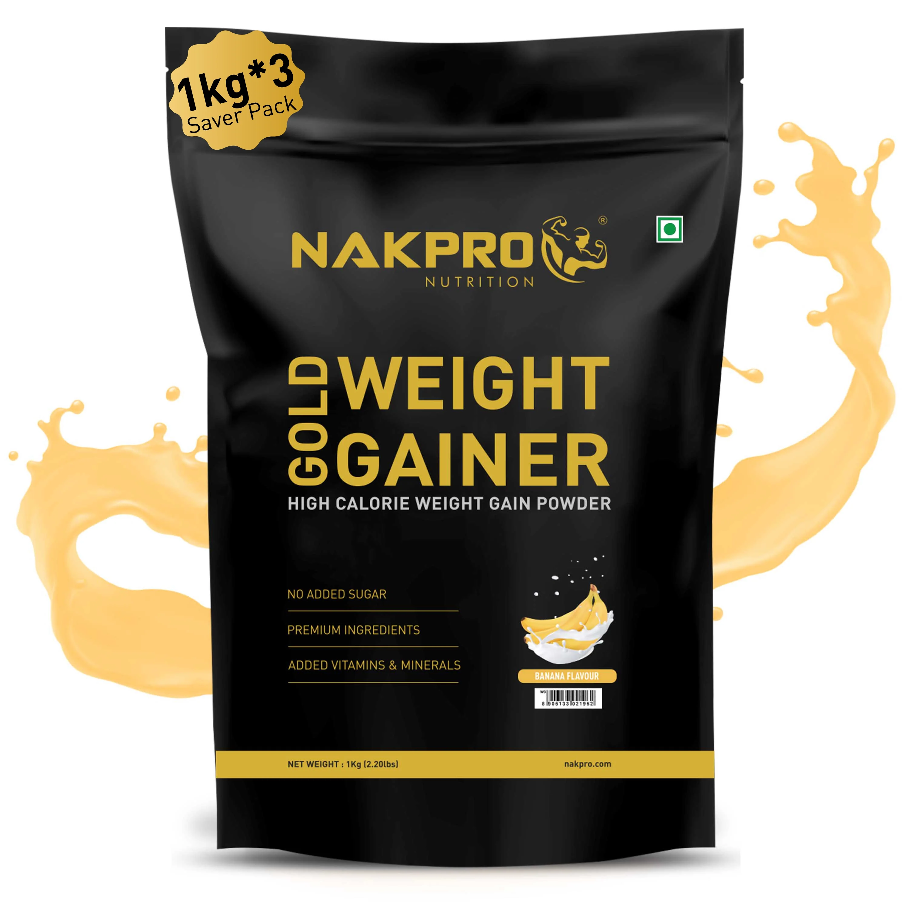 Gold Weight Gainer | High Calorie Weight Gain Powder - Image 22