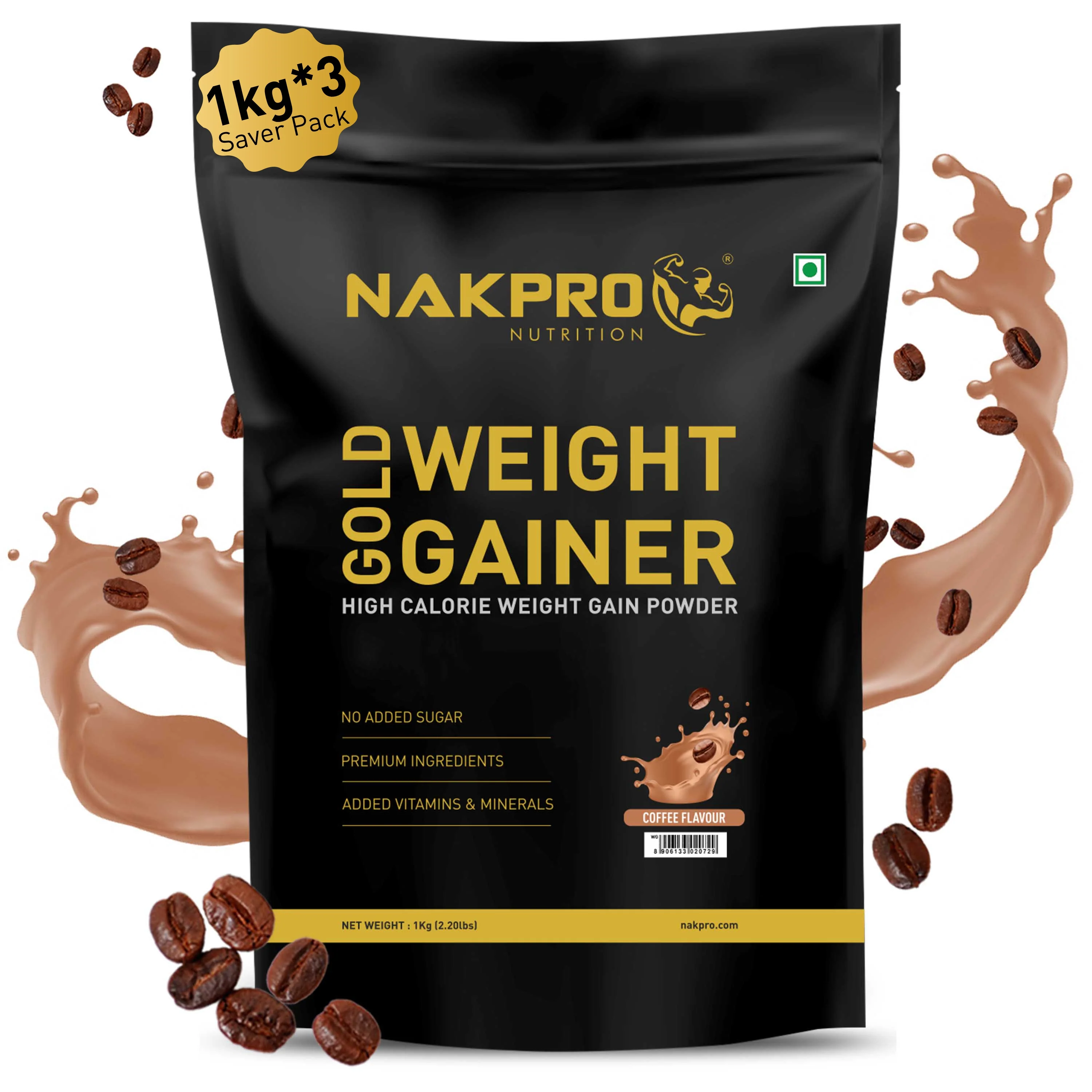 Gold Weight Gainer | High Calorie Weight Gain Powder - Image 29
