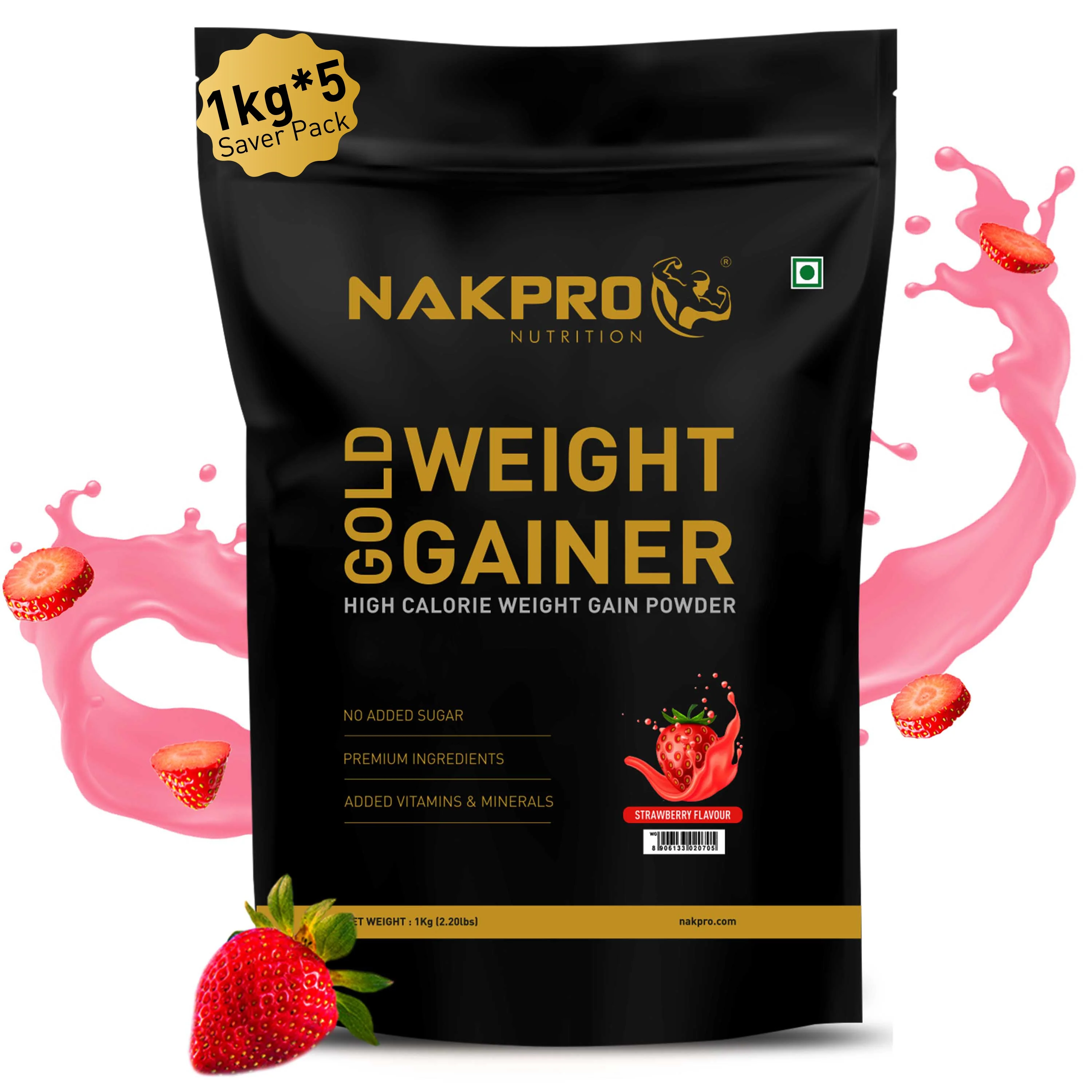 Gold Weight Gainer | High Calorie Weight Gain Powder - Image 3