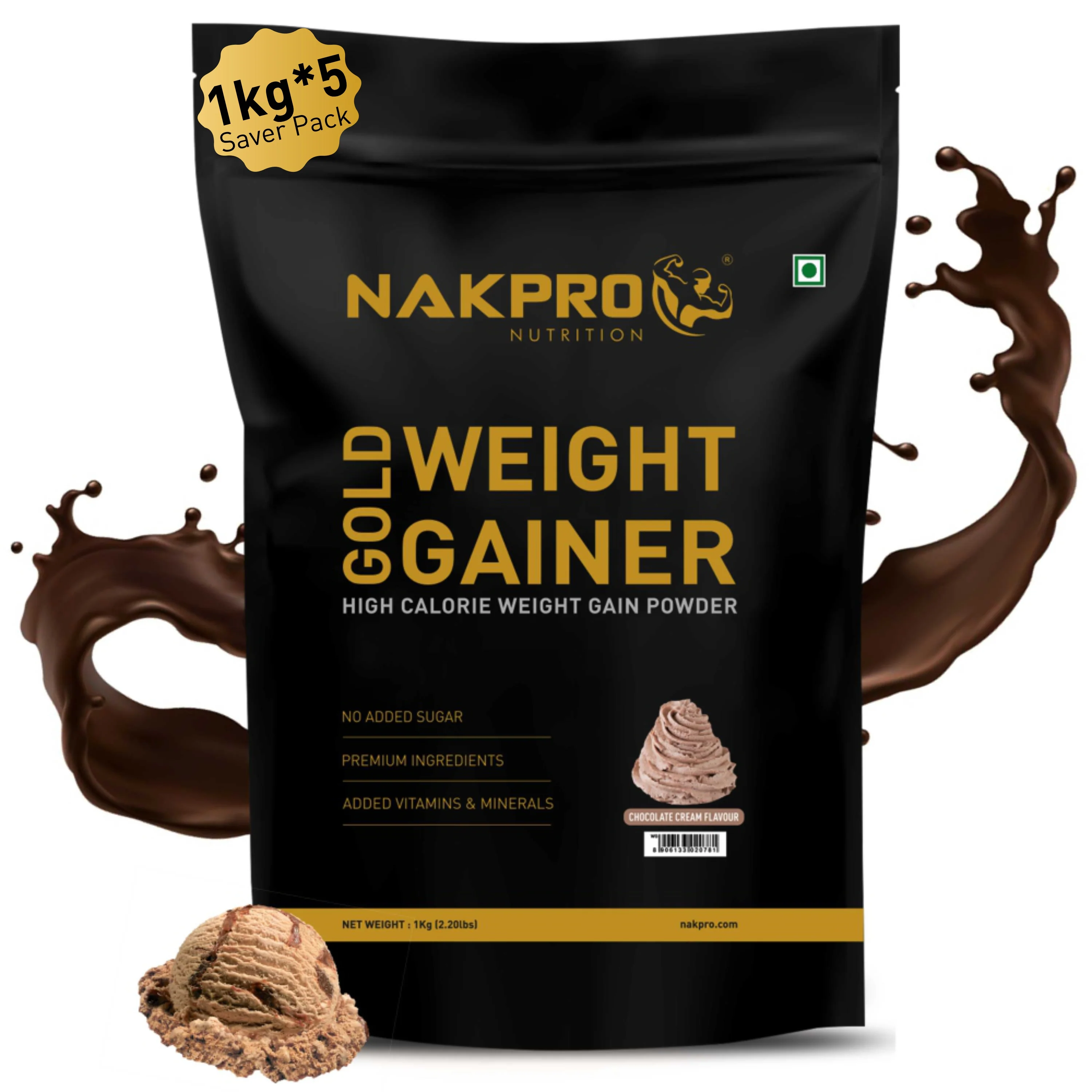 Gold Weight Gainer | High Calorie Weight Gain Powder - Image 38