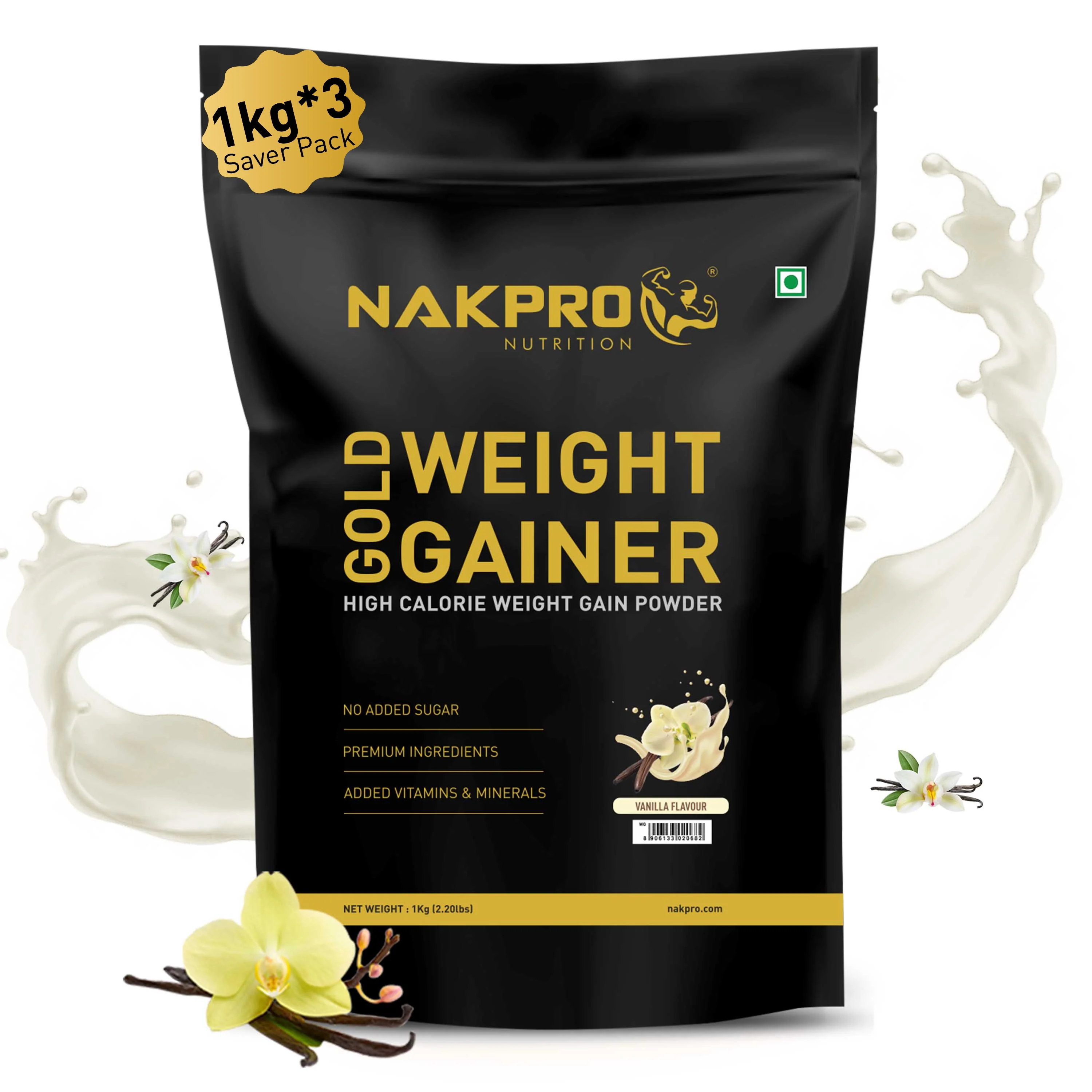 Gold Weight Gainer | High Calorie Weight Gain Powder - Image 47