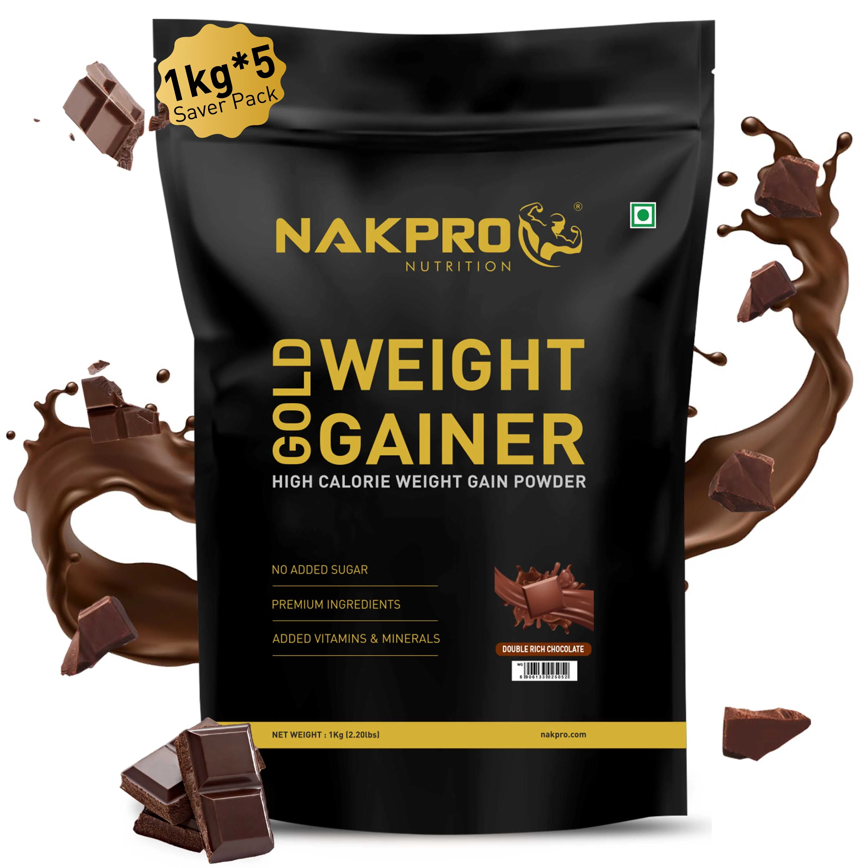 Gold Weight Gainer | High Calorie Weight Gain Powder - Image 52