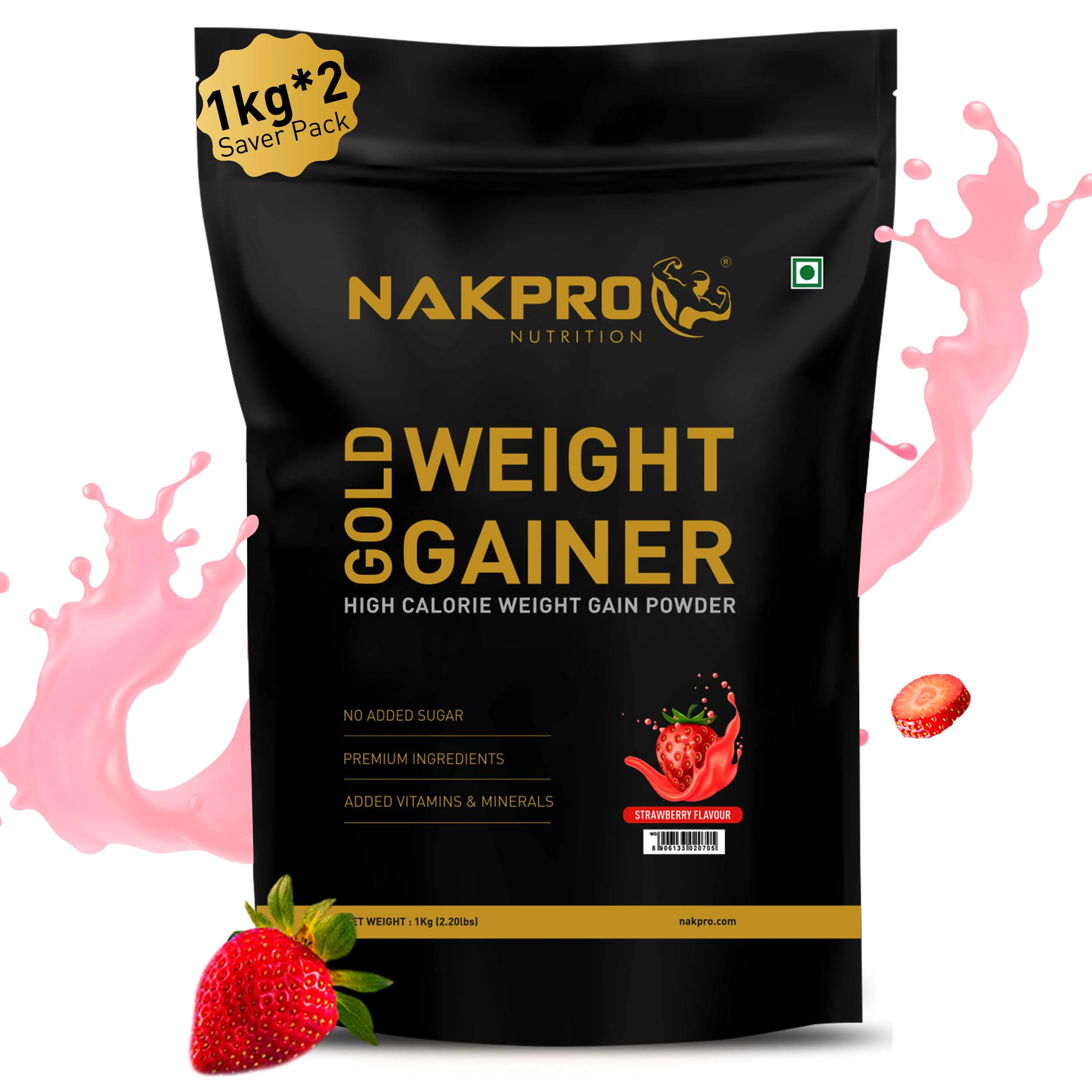 Gold Weight Gainer | High Calorie Weight Gain Powder - Image 81
