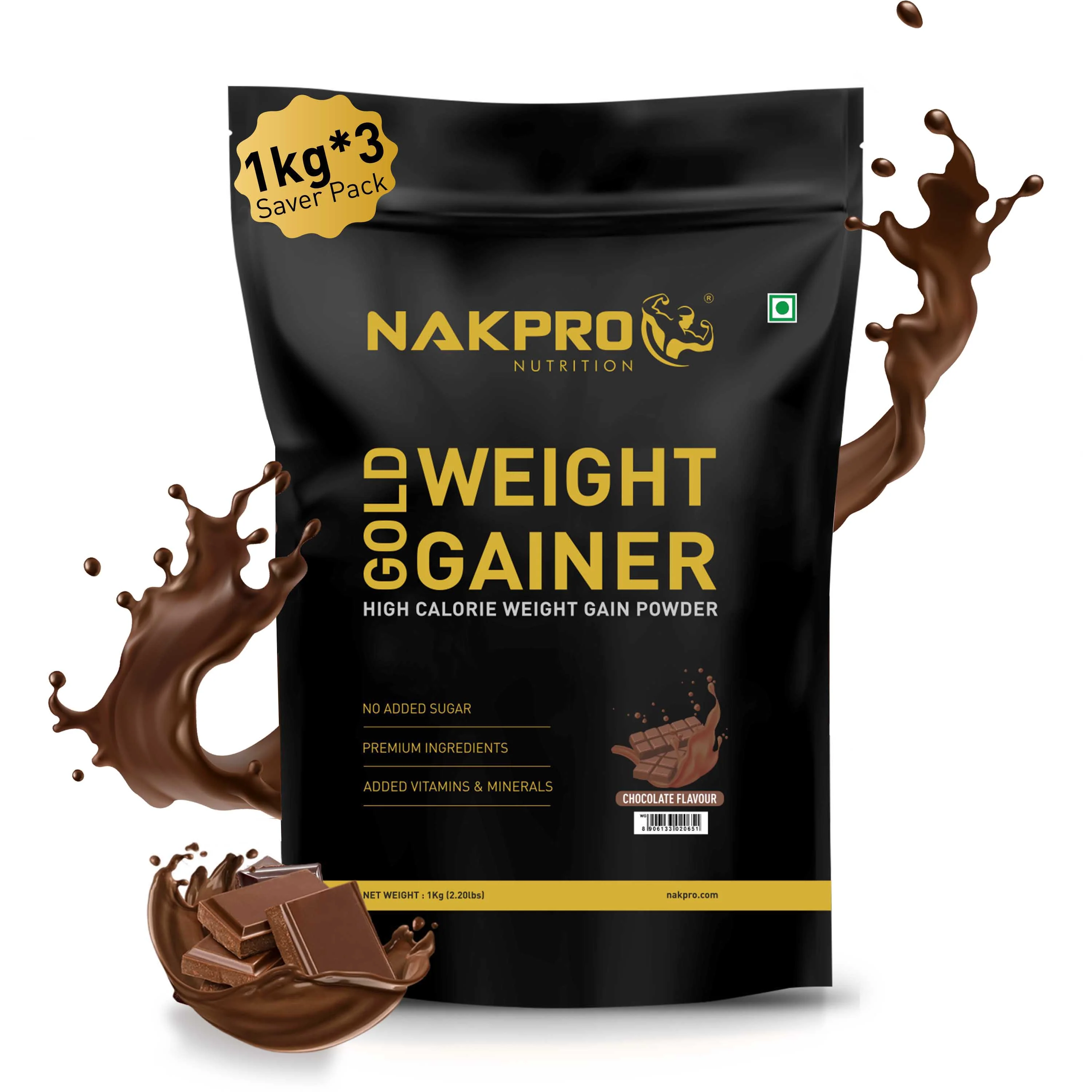 Gold Weight Gainer | High Calorie Weight Gain Powder - Image 84