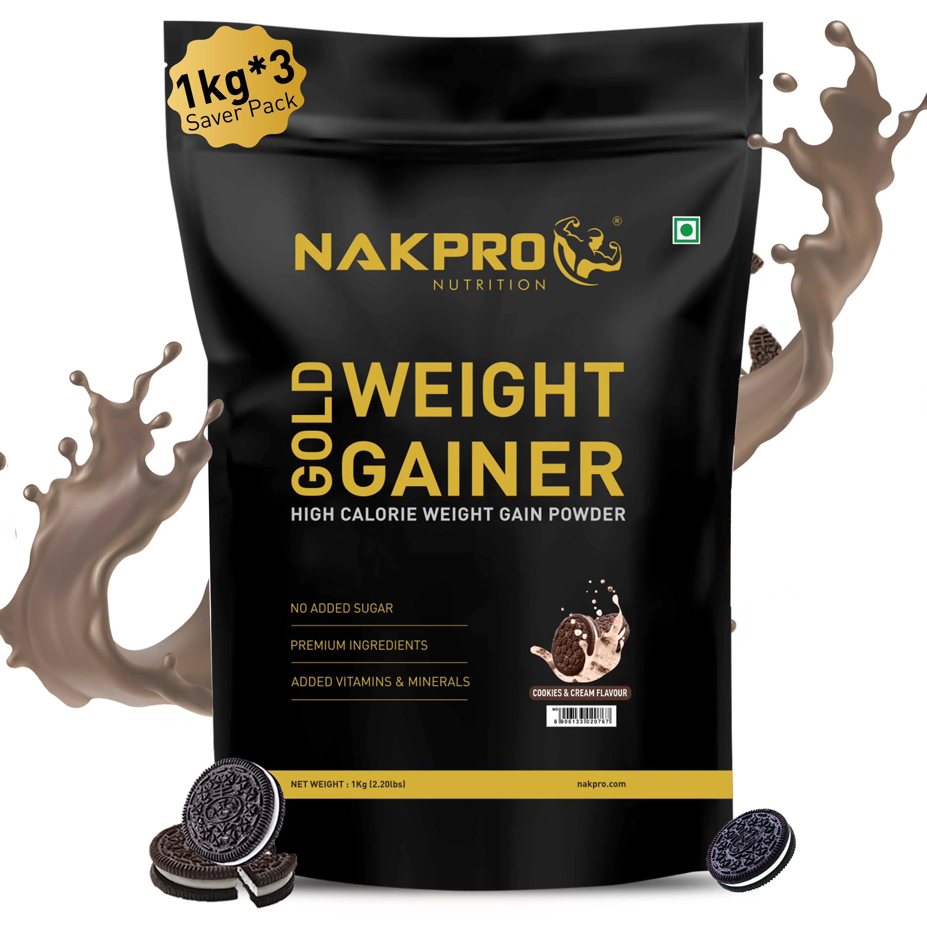 Gold Weight Gainer | High Calorie Weight Gain Powder - Image 86