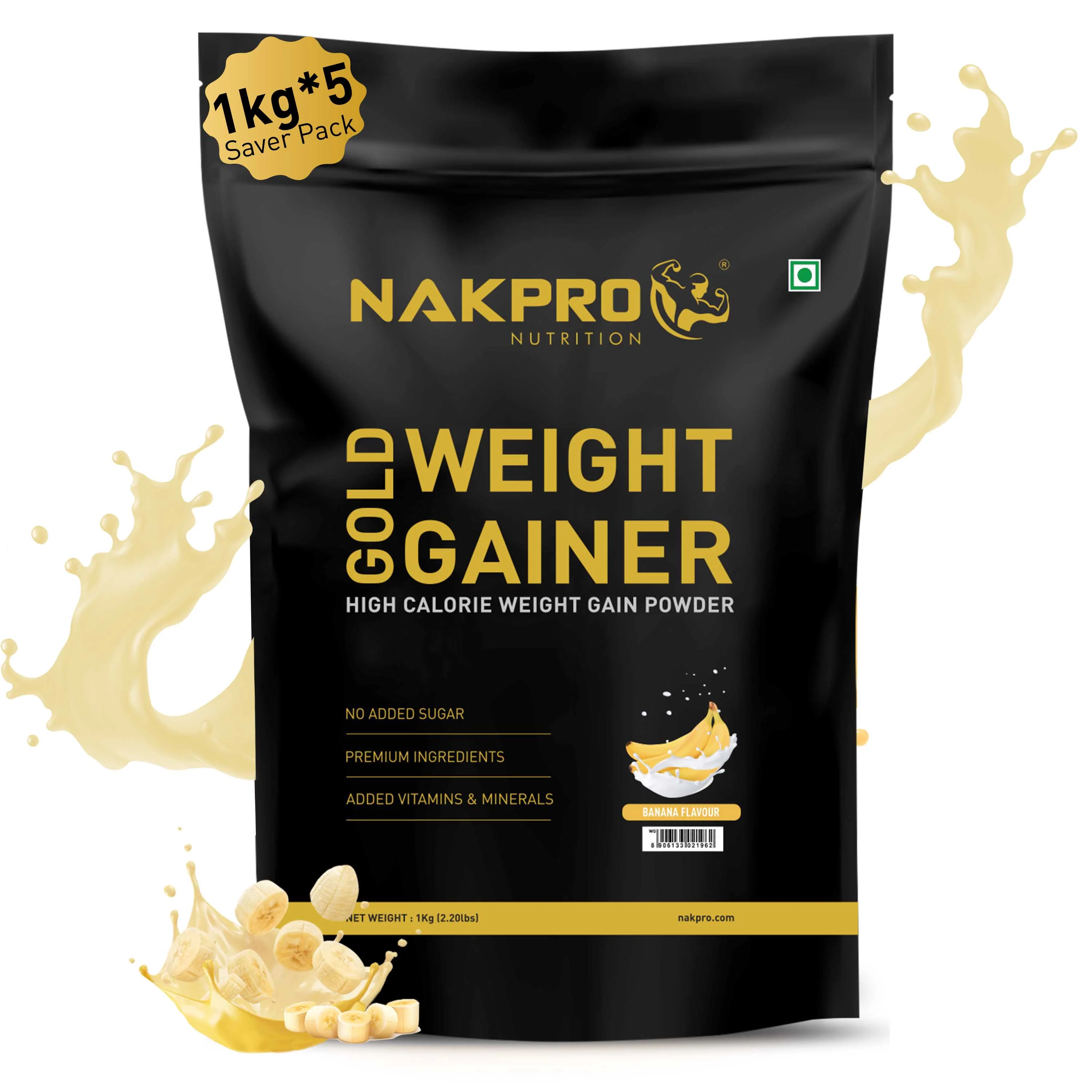 Gold Weight Gainer | High Calorie Weight Gain Powder - Image 92