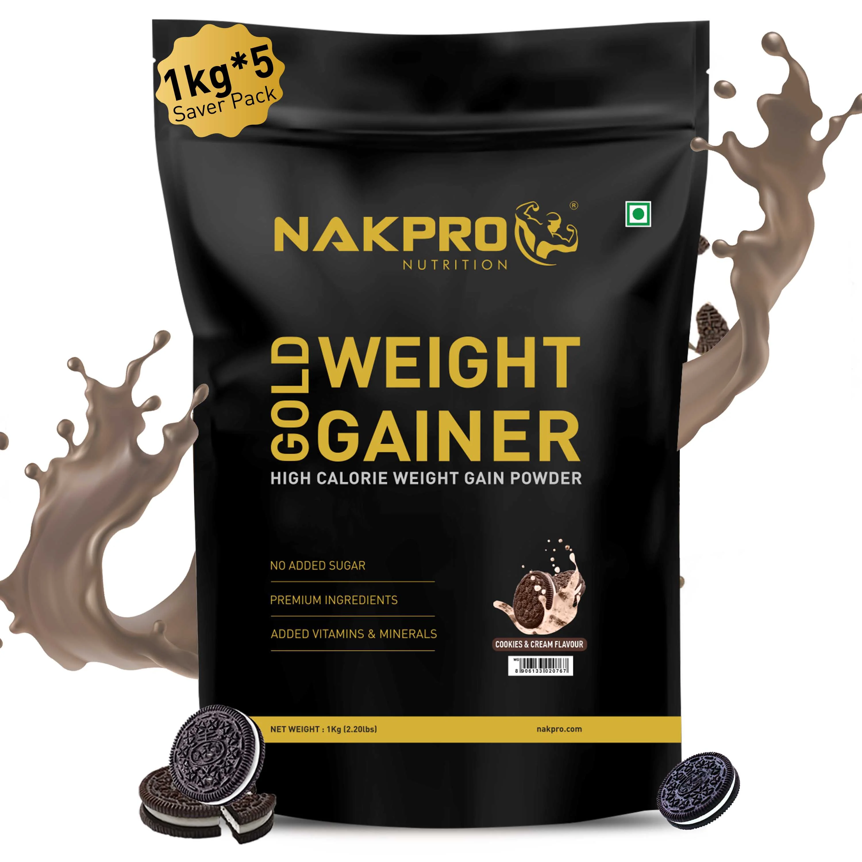 Gold Weight Gainer | High Calorie Weight Gain Powder - Image 95