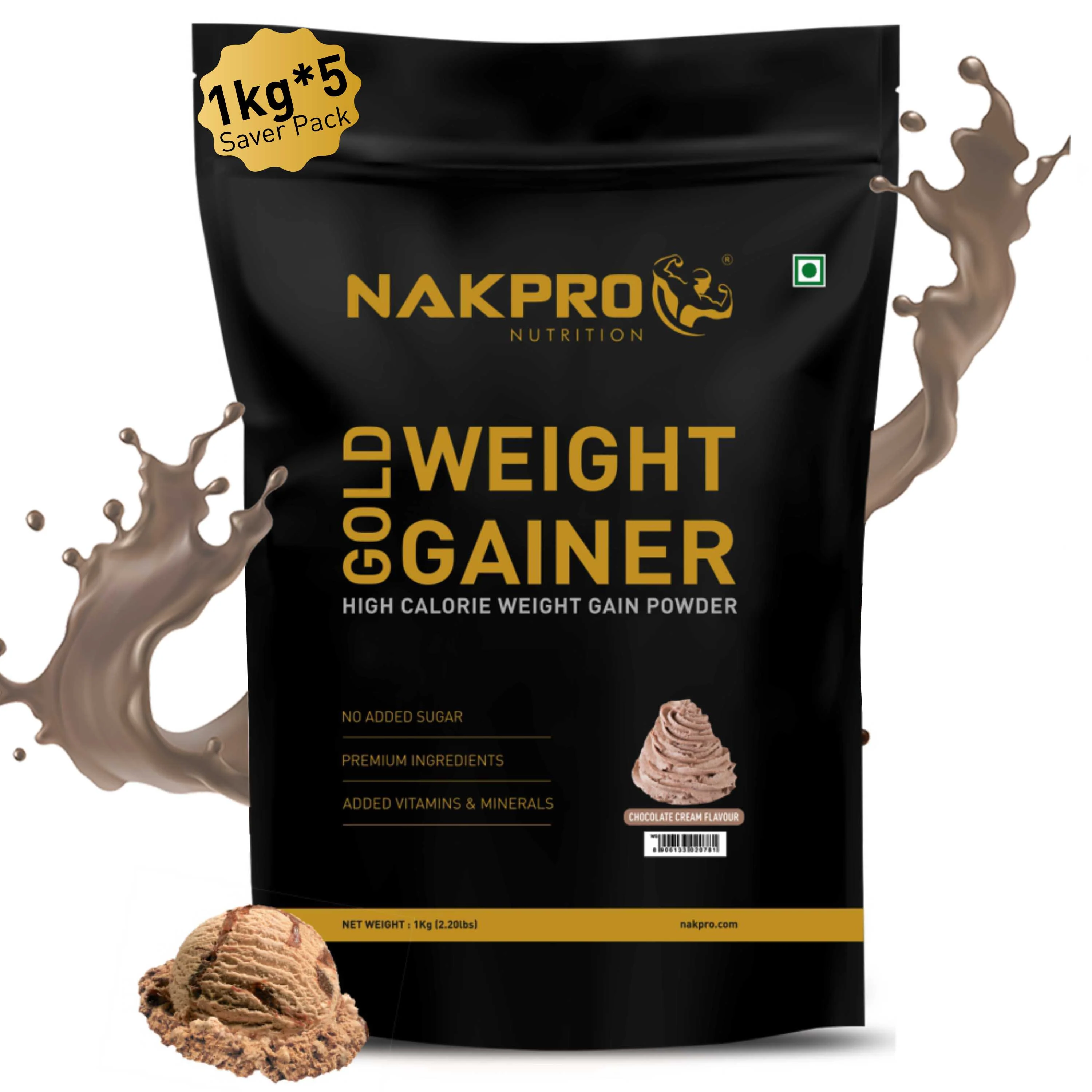 Gold Weight Gainer | High Calorie Weight Gain Powder - Image 96