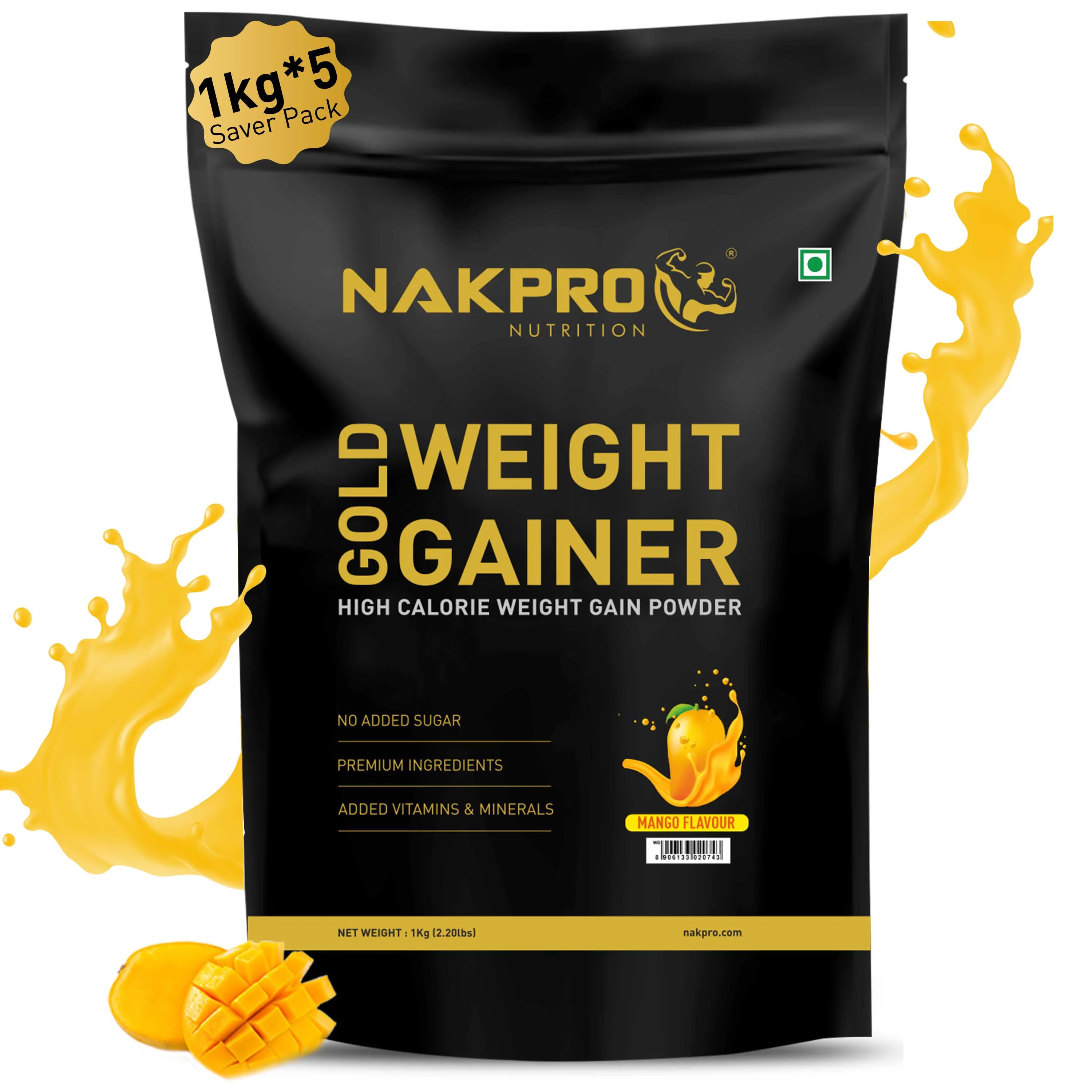 Gold Weight Gainer | High Calorie Weight Gain Powder - Image 98
