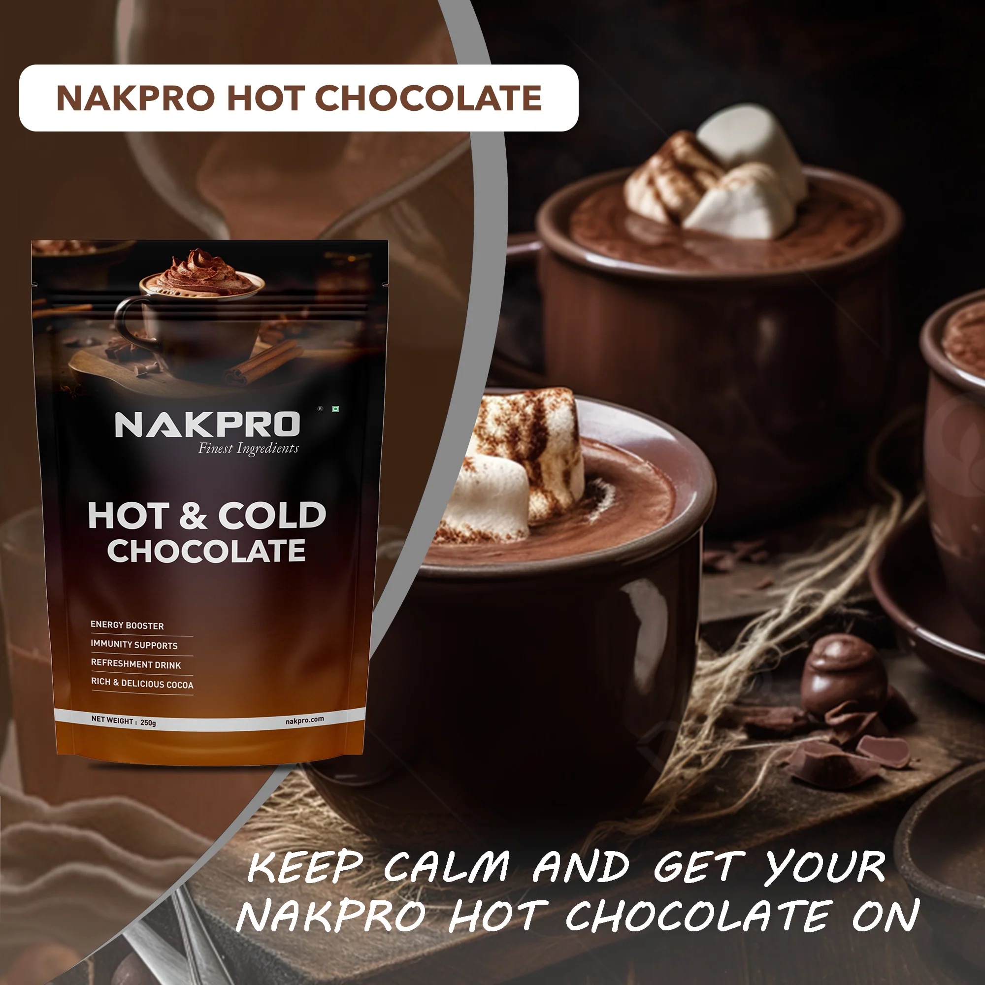 Nakpro Hot & Cold Chocolate Powder - Image 5