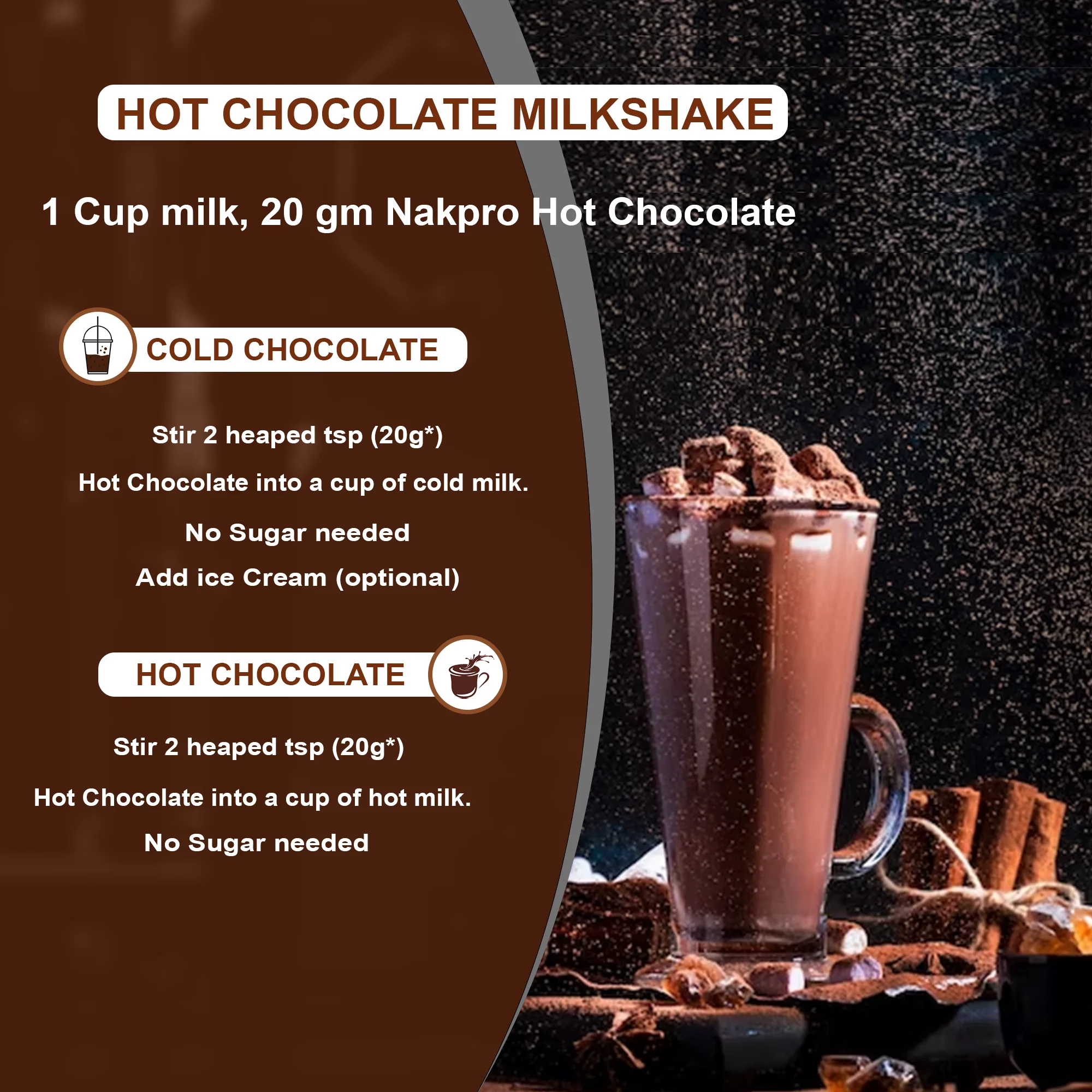 Nakpro Hot & Cold Chocolate Powder - Image 6