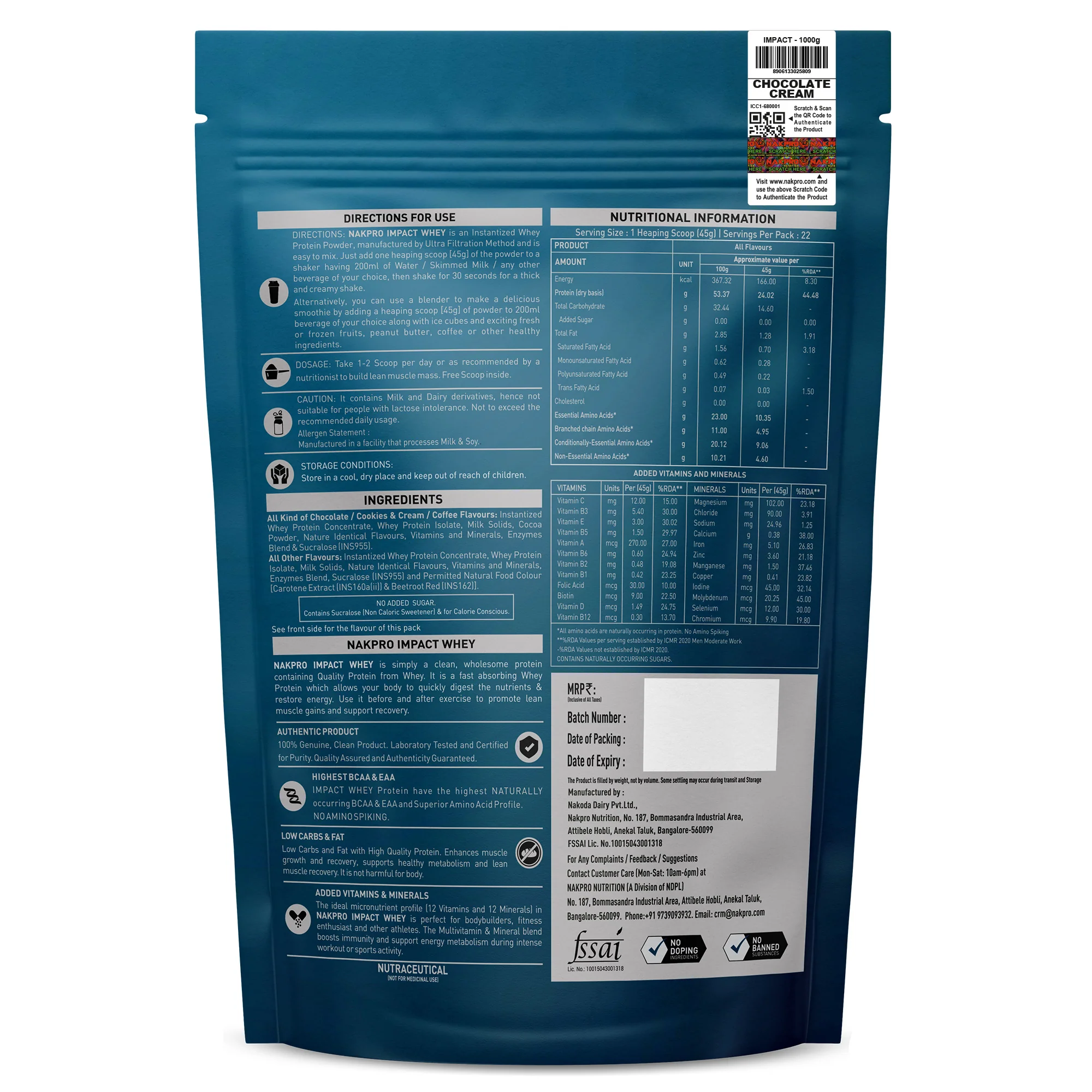 Nakpro Impact Whey Protein Blend - Image 25