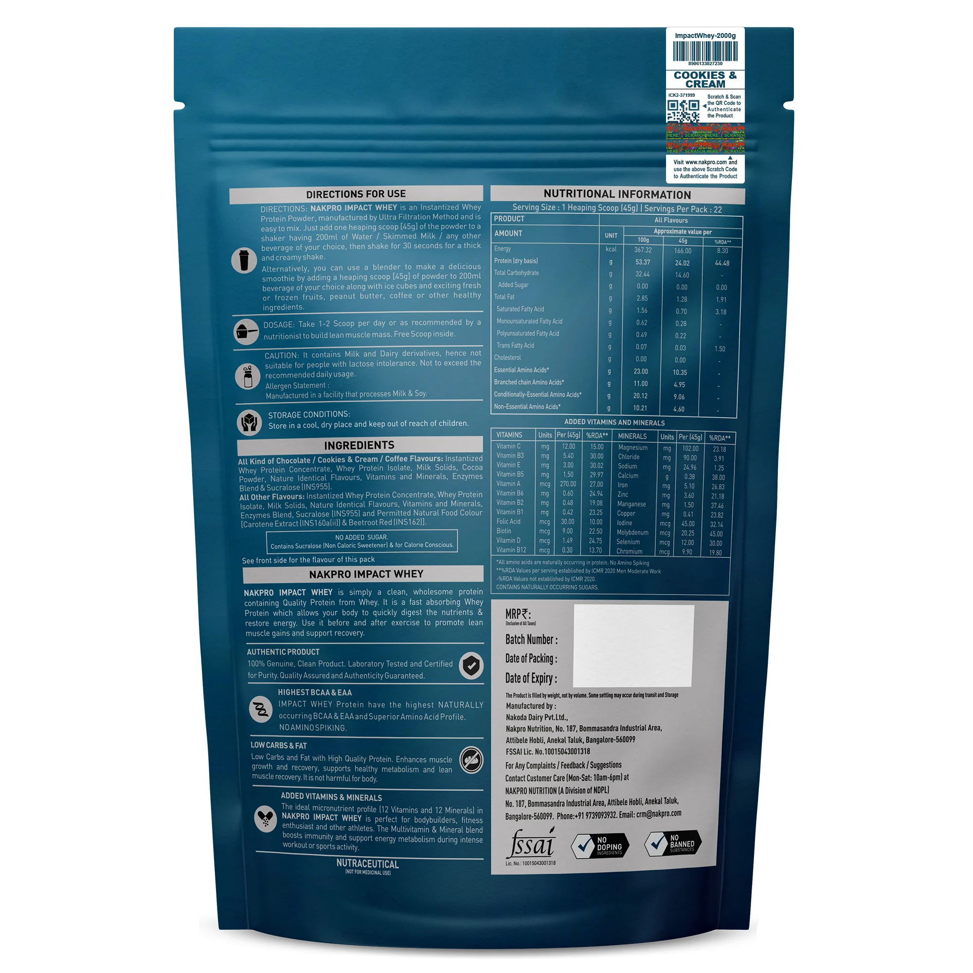 Nakpro Impact Whey Protein Blend - Image 27