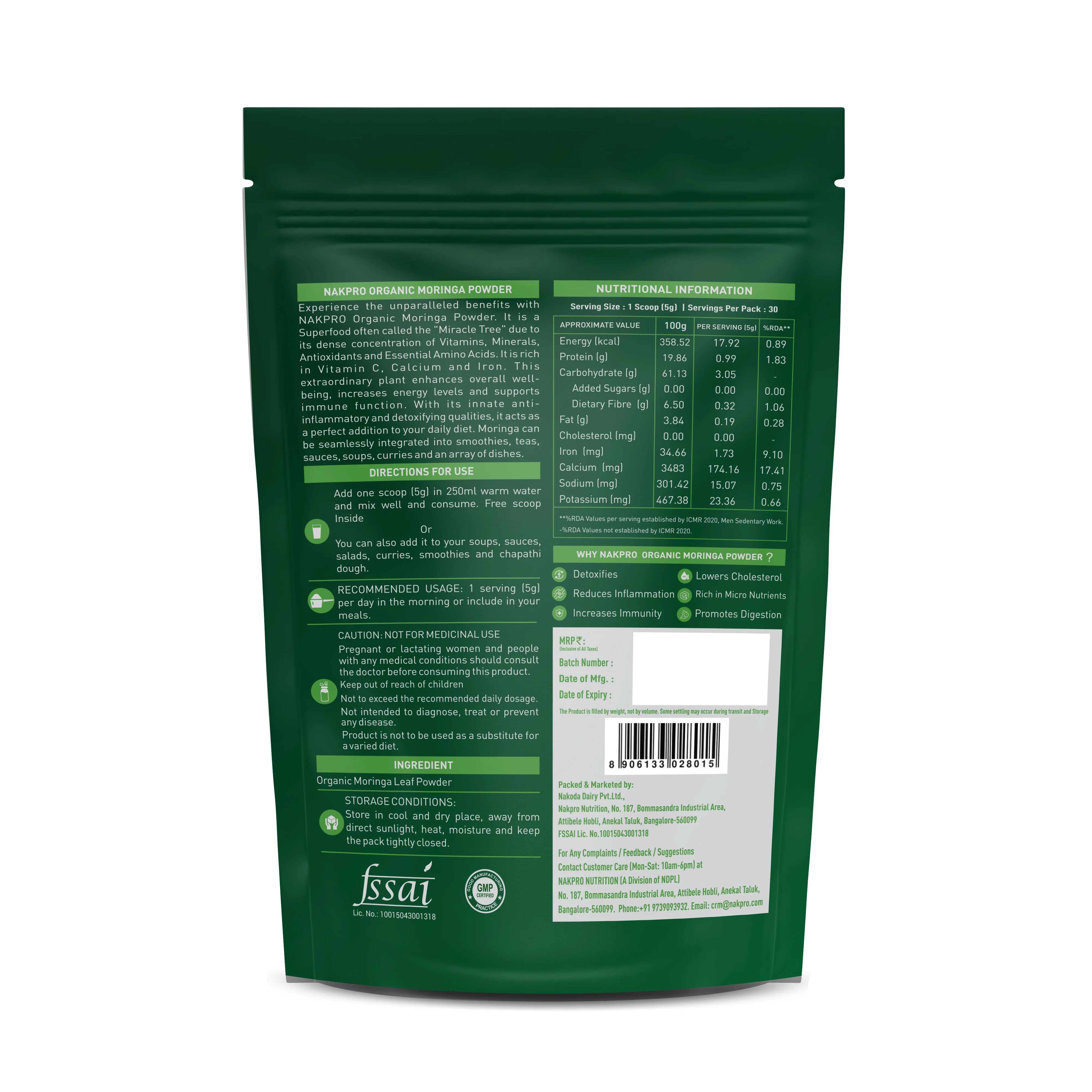 Organic Moringa Leaf Powder - Image 3