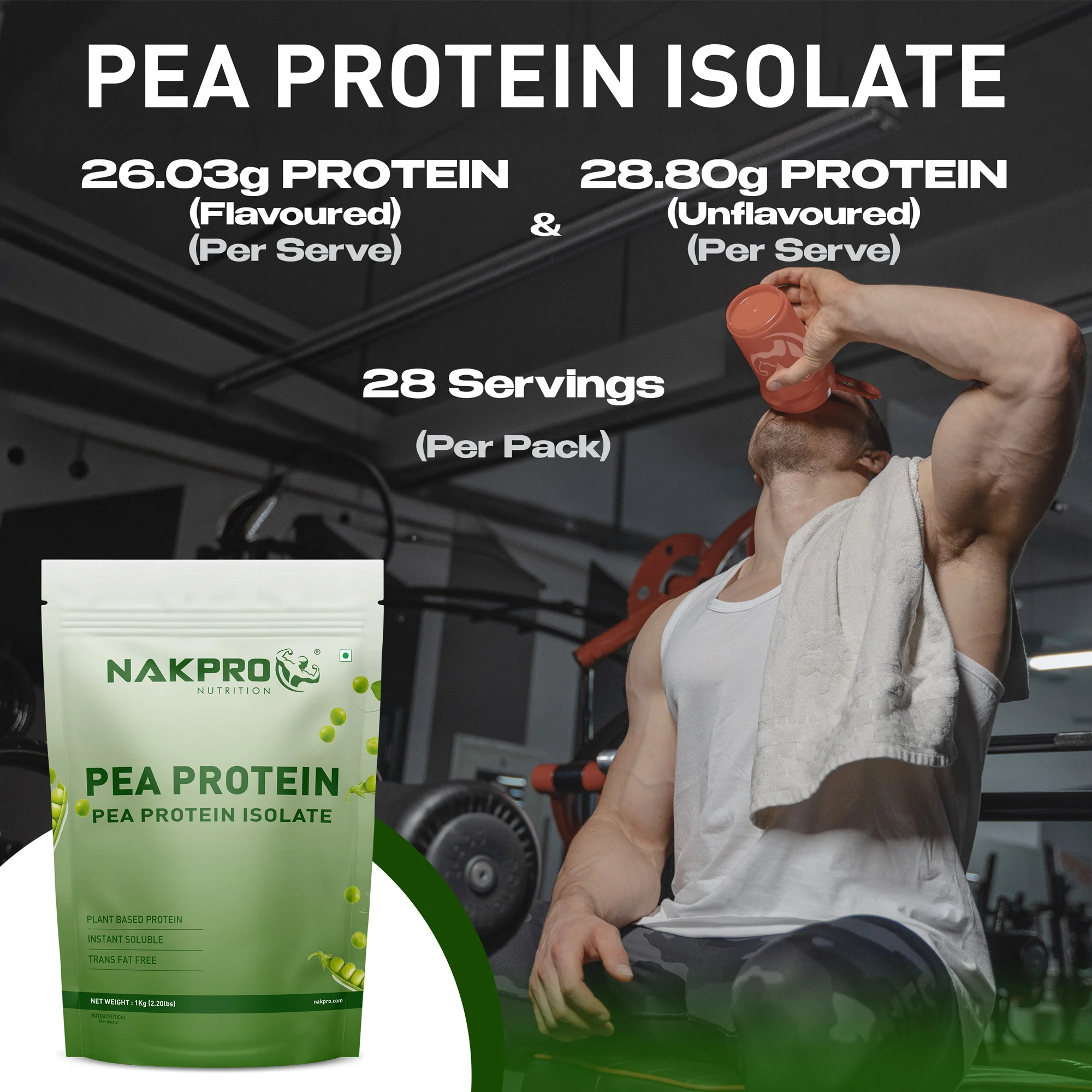 Nakpro Pea Protein Isolate- Plant-Based Vegan Protein Powder - Image 29