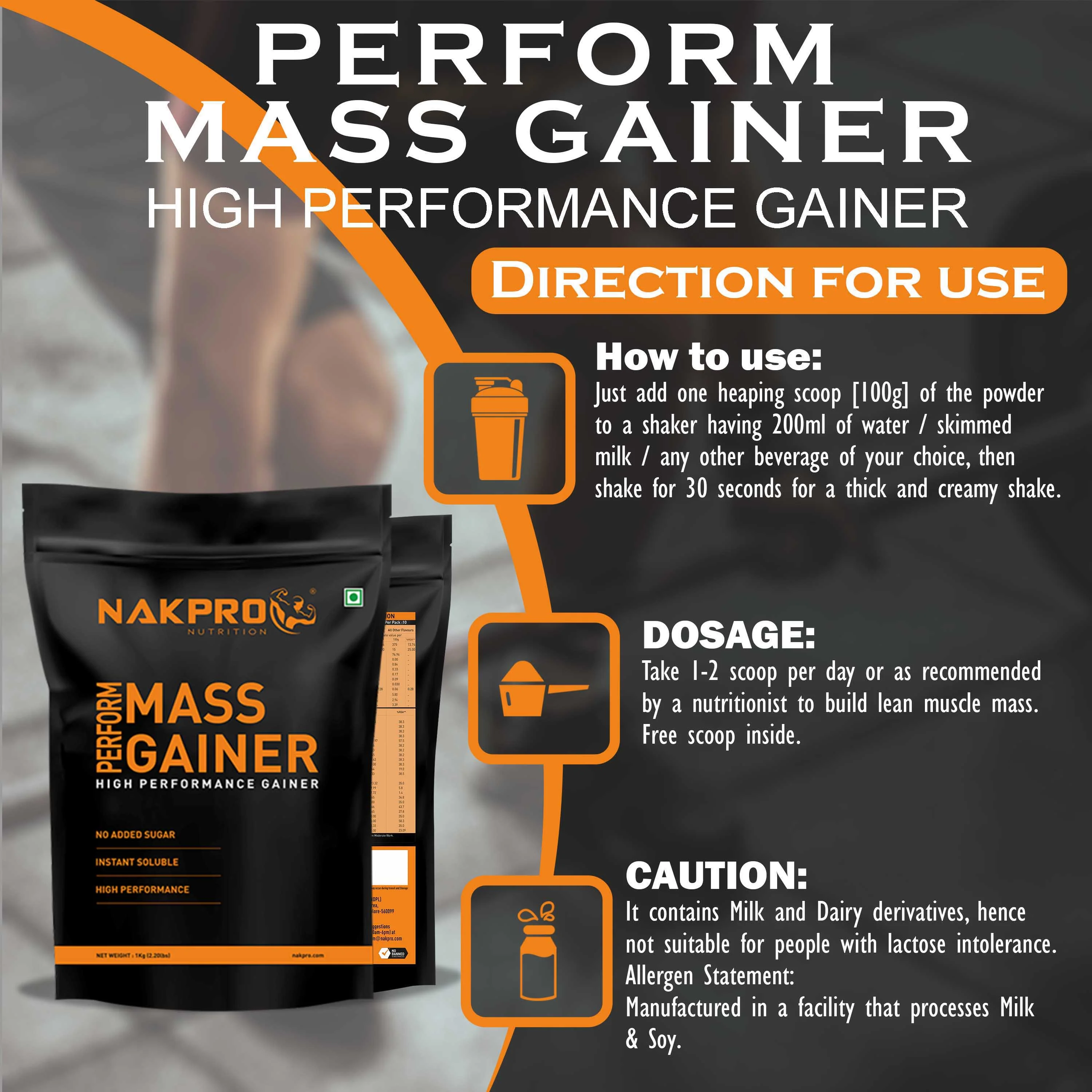 Perform Mass Gainer | High Protein Mass Gainer - Image 64