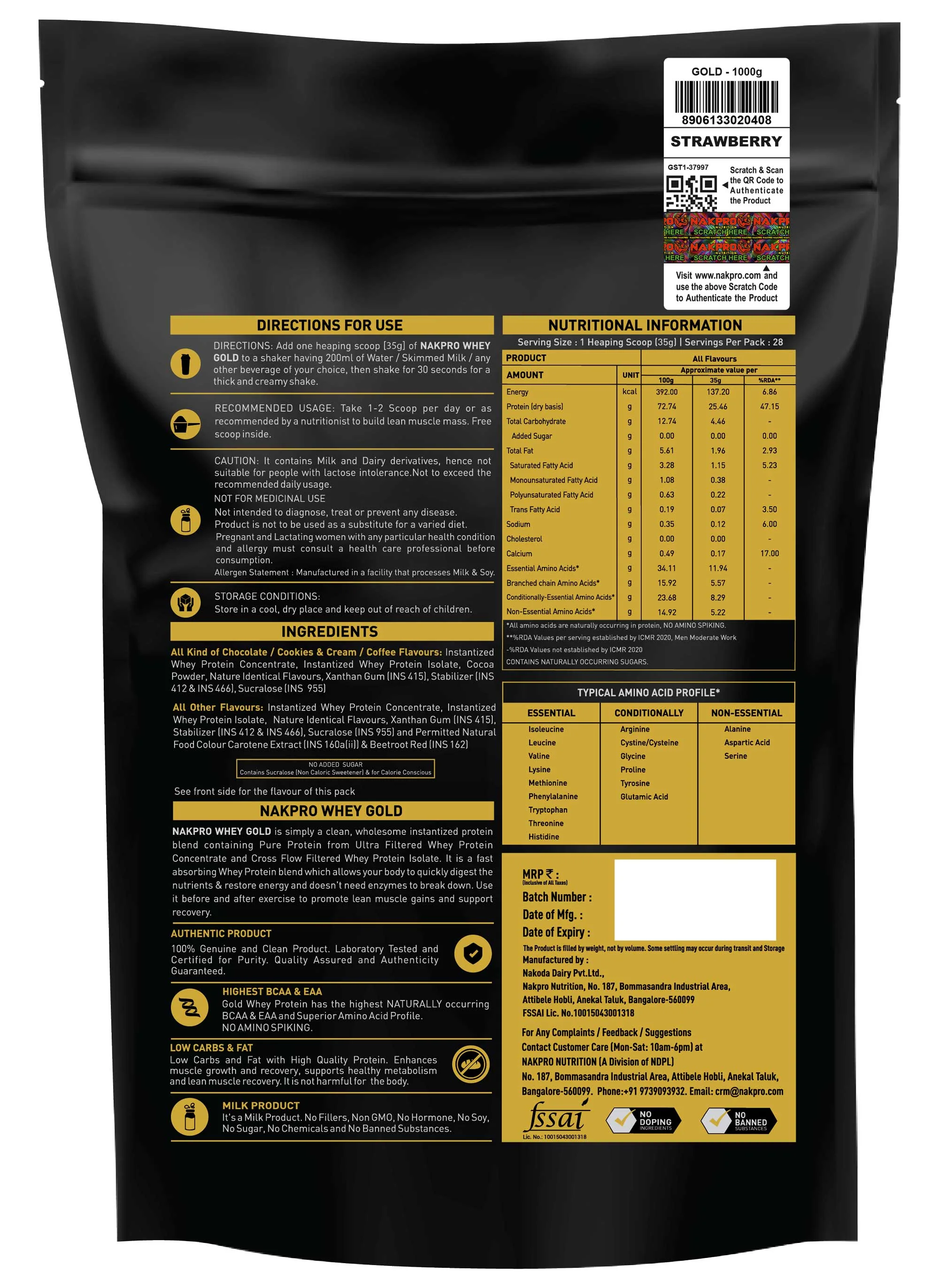 Whey Gold Whey Protein Blend - Image 58