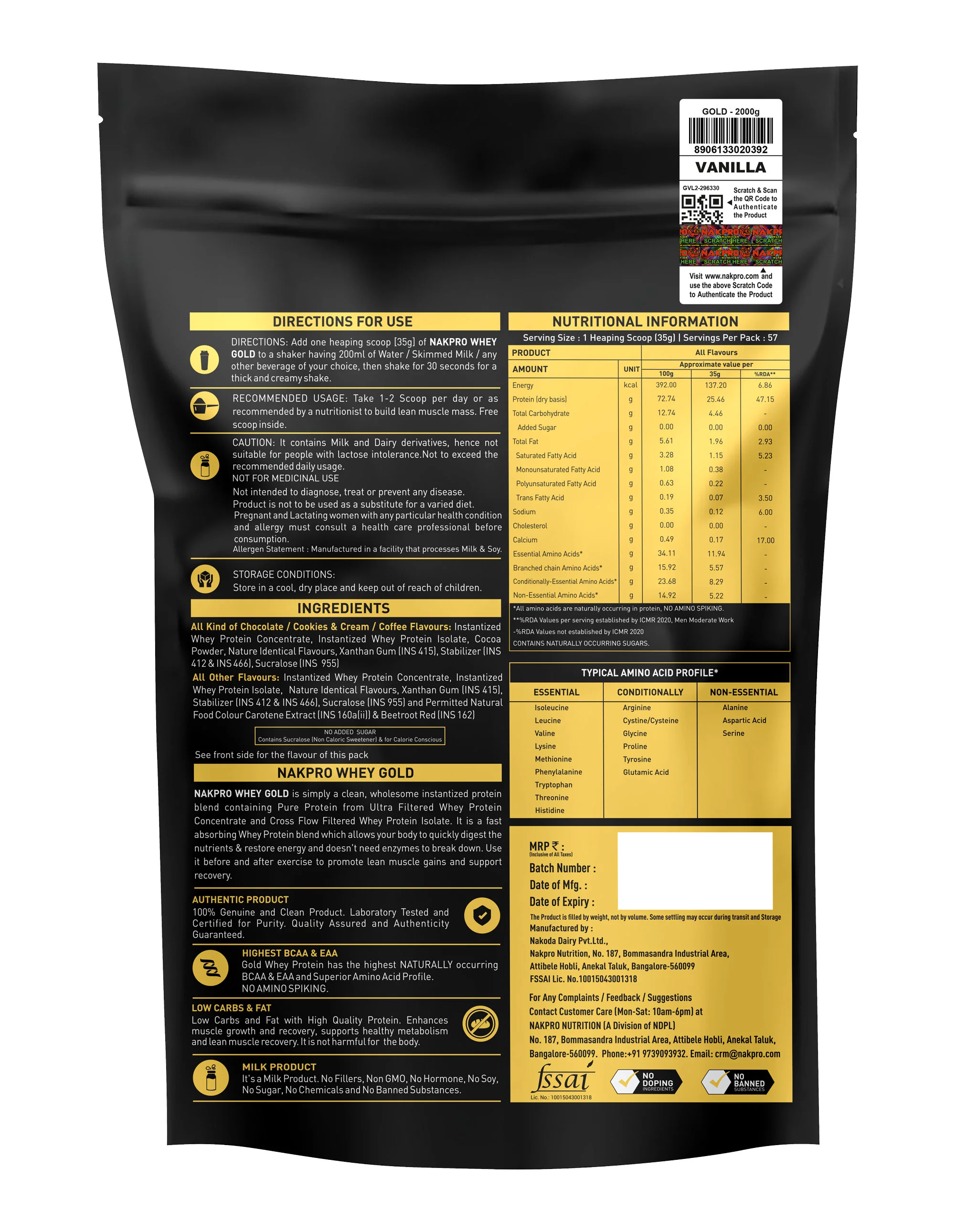 Whey Gold Whey Protein Blend - Image 70