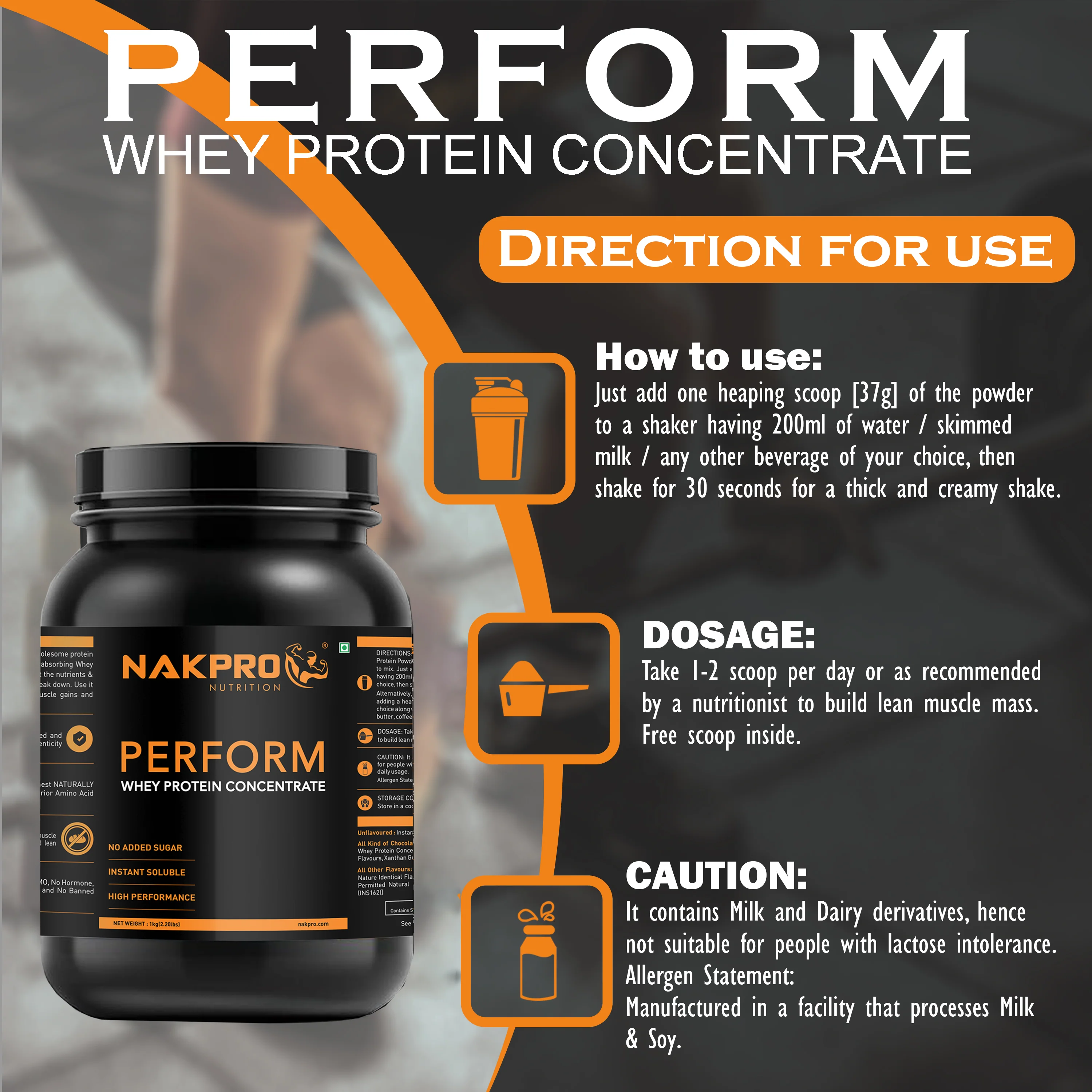 Perform Whey Protein Concentrate - Image 4