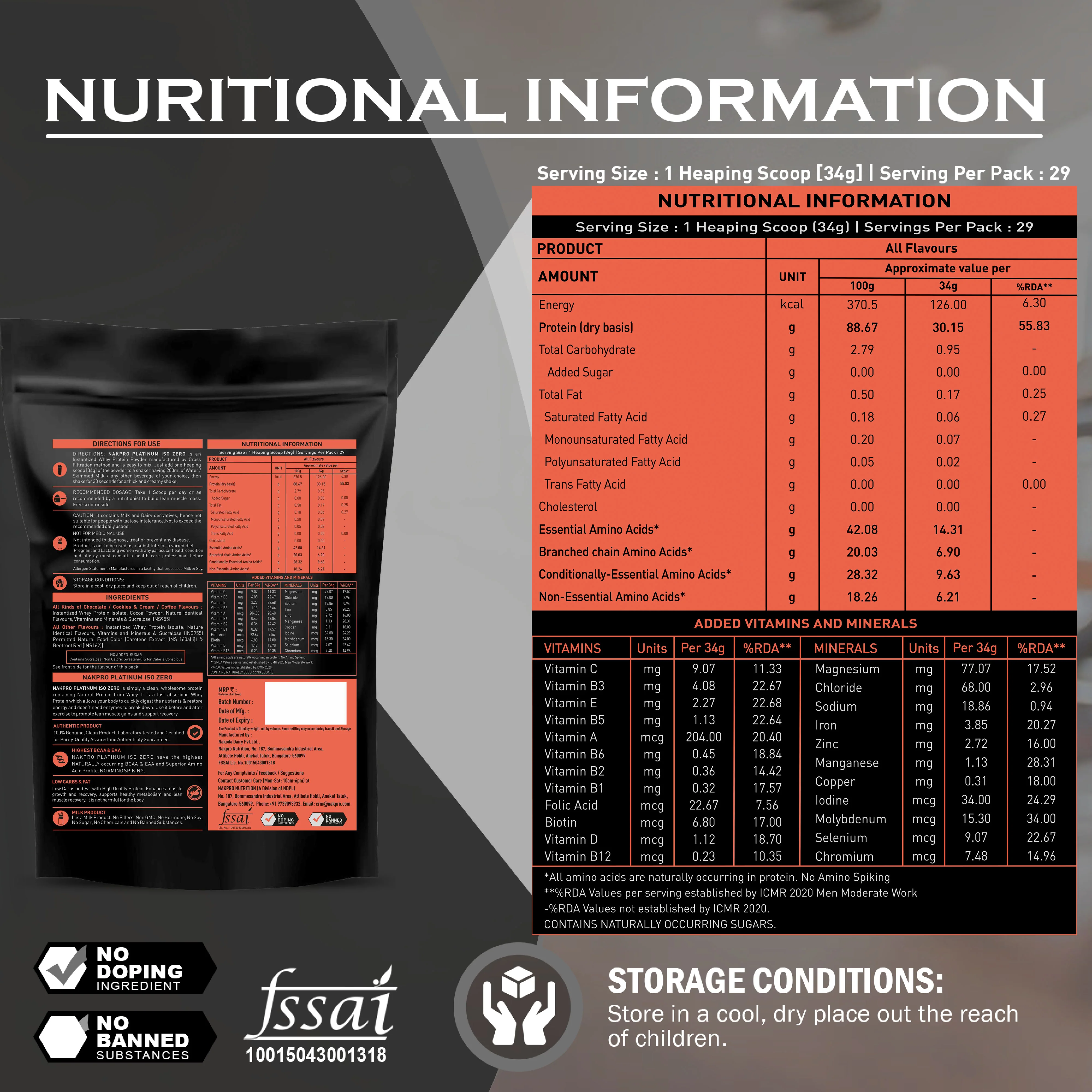 Platinum ISO Zero Whey Protein Isolate - Image 17