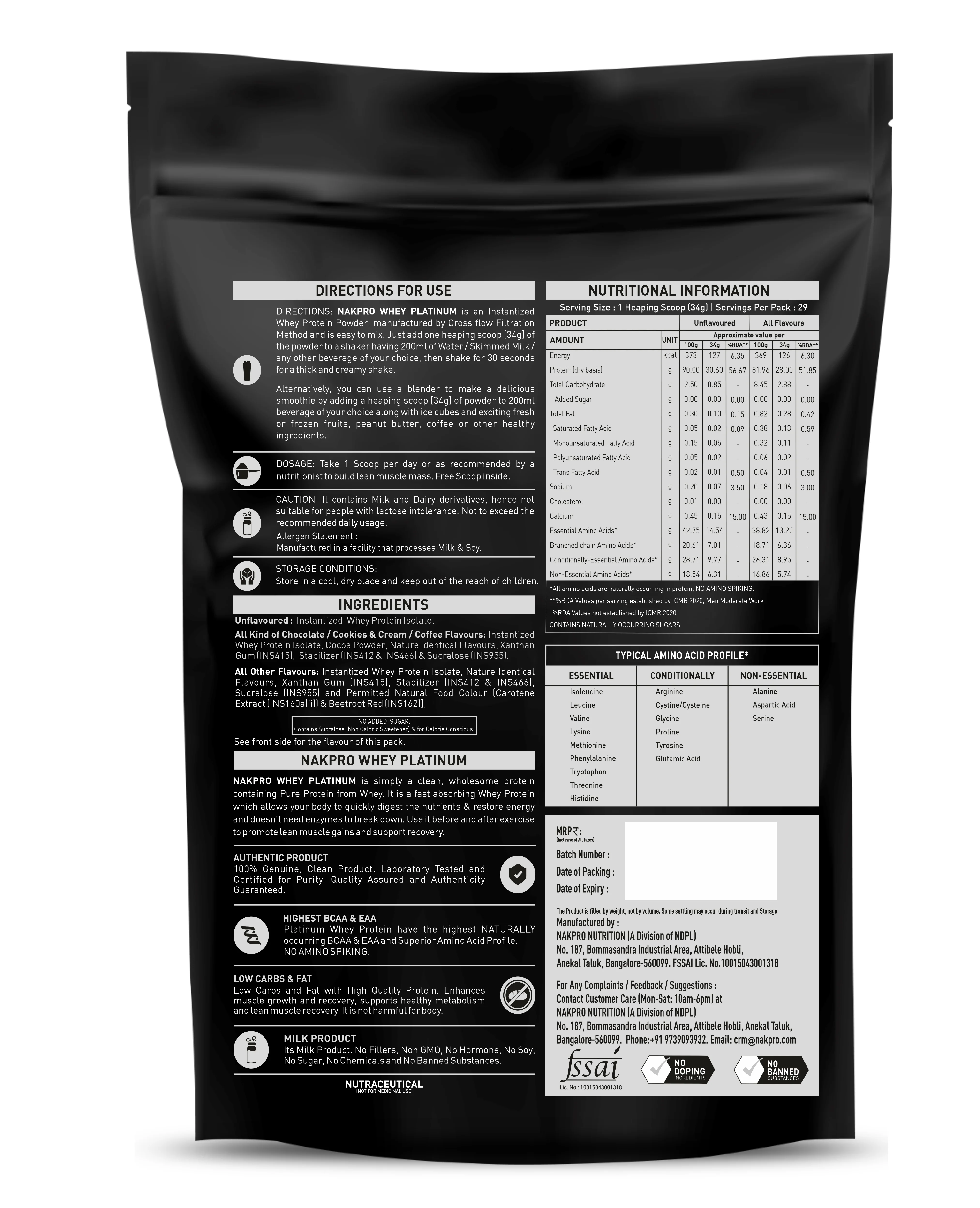 Platinum 100% Whey Protein Isolate - Image 108