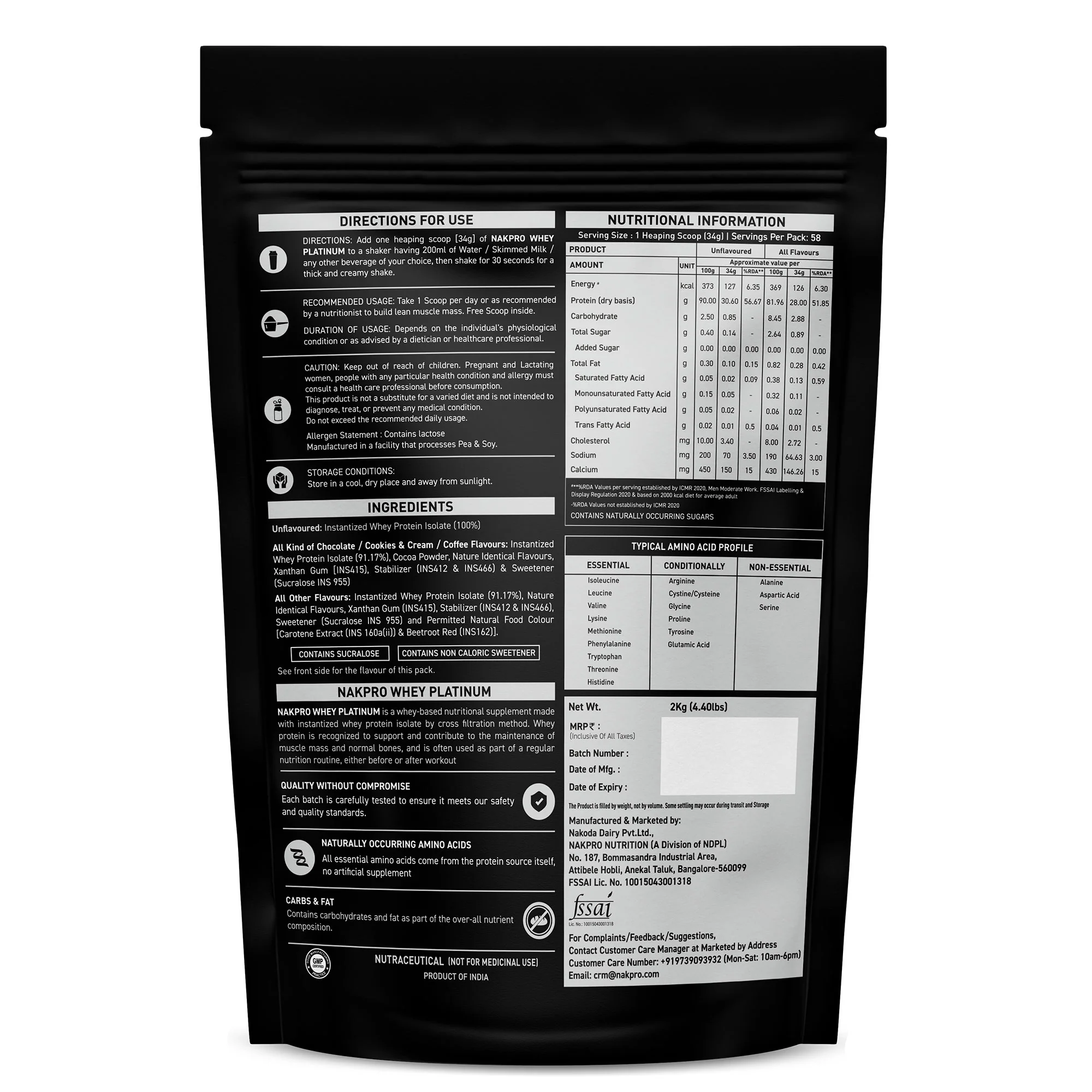 Platinum 100% Whey Protein Isolate - Image 142