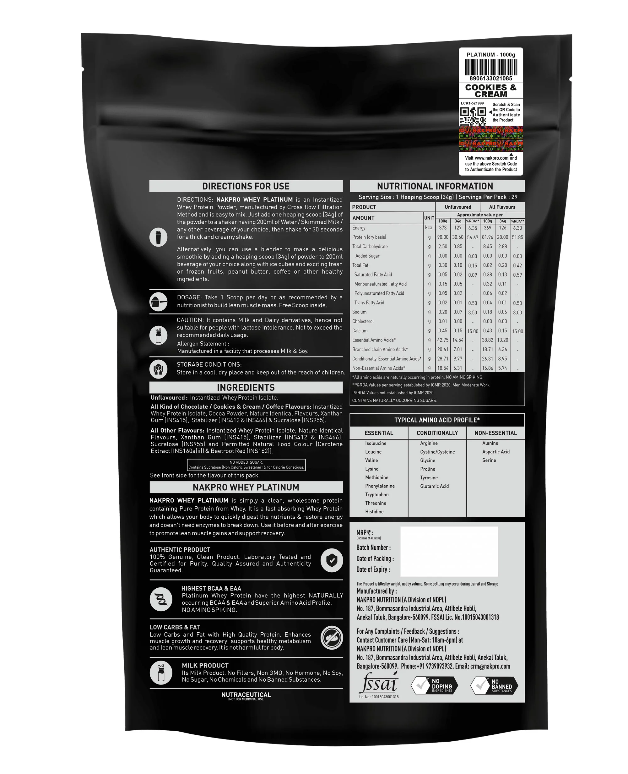 Platinum 100% Whey Protein Isolate - Image 57