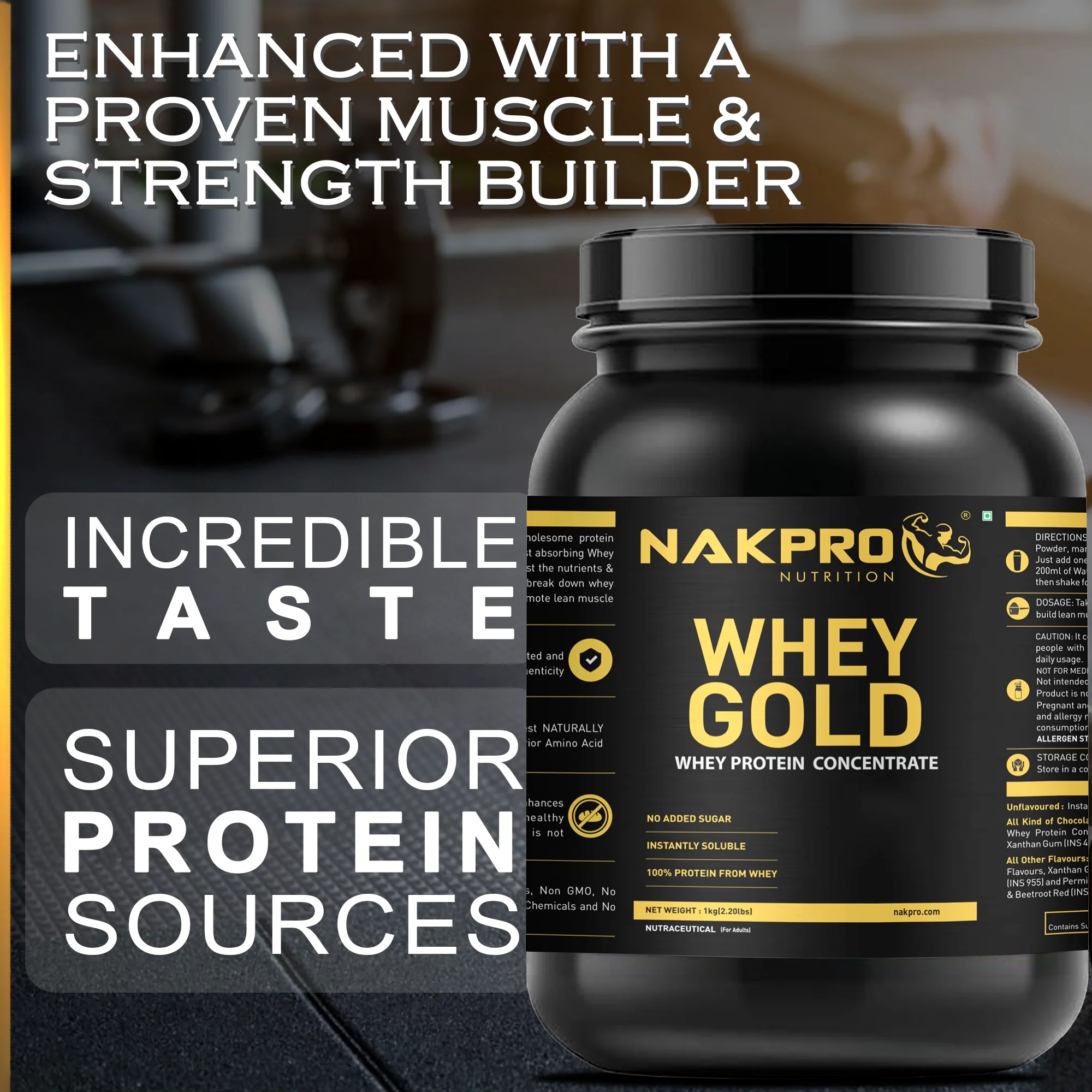 Nakpro Whey Gold Protein Concentrate - Image 11