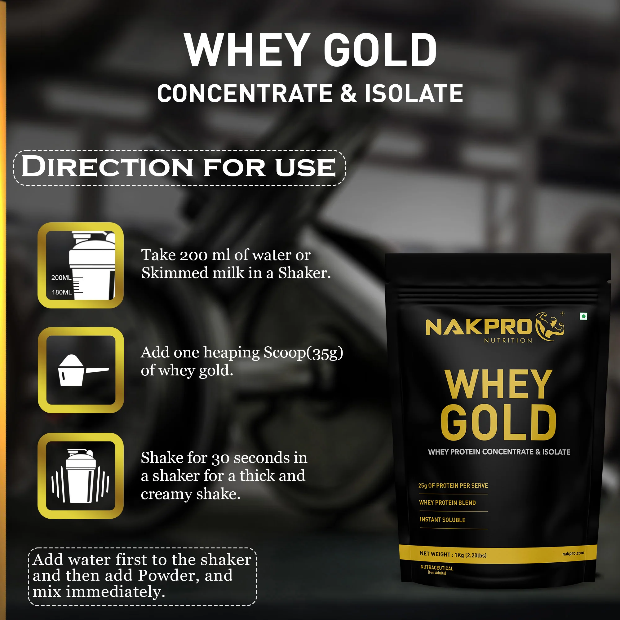 Nakpro Whey Gold Protein Concentrate - Image 29