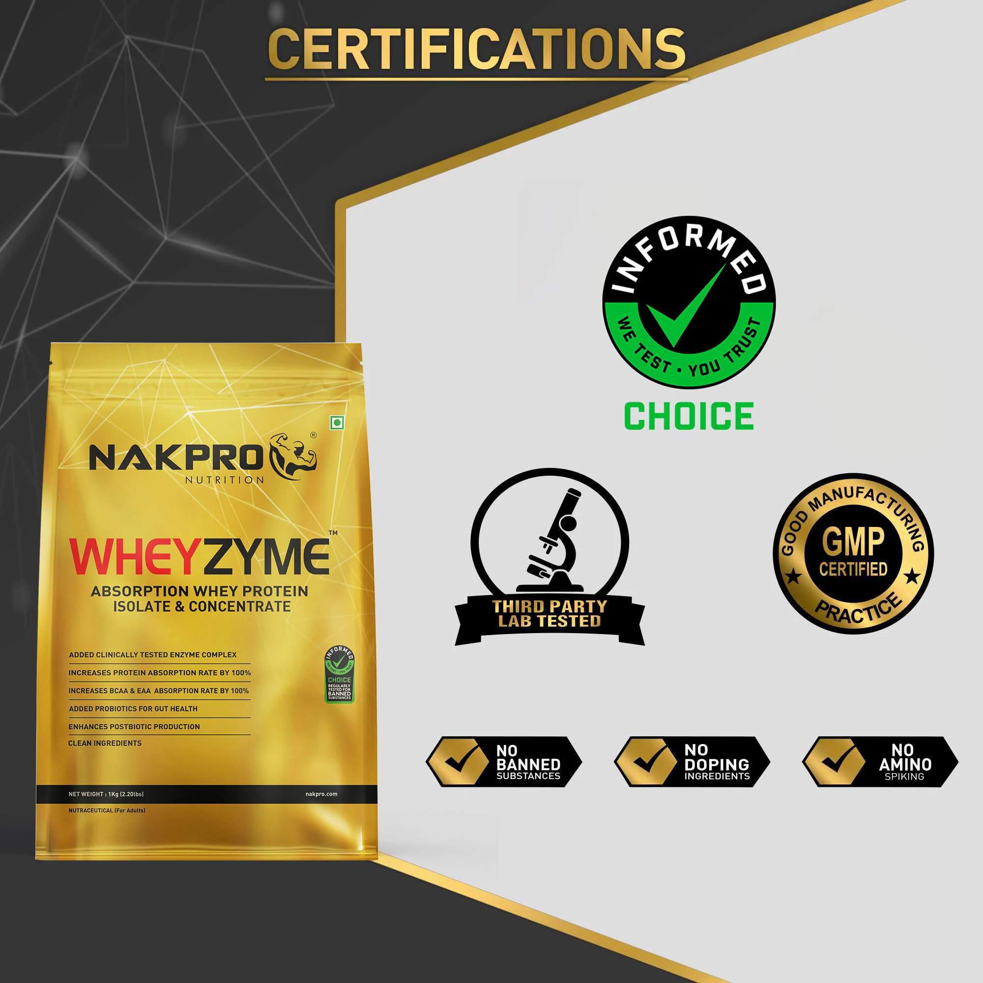 Wheyzyme Whey Protein Blend with Digestive Enzyme - Image 11