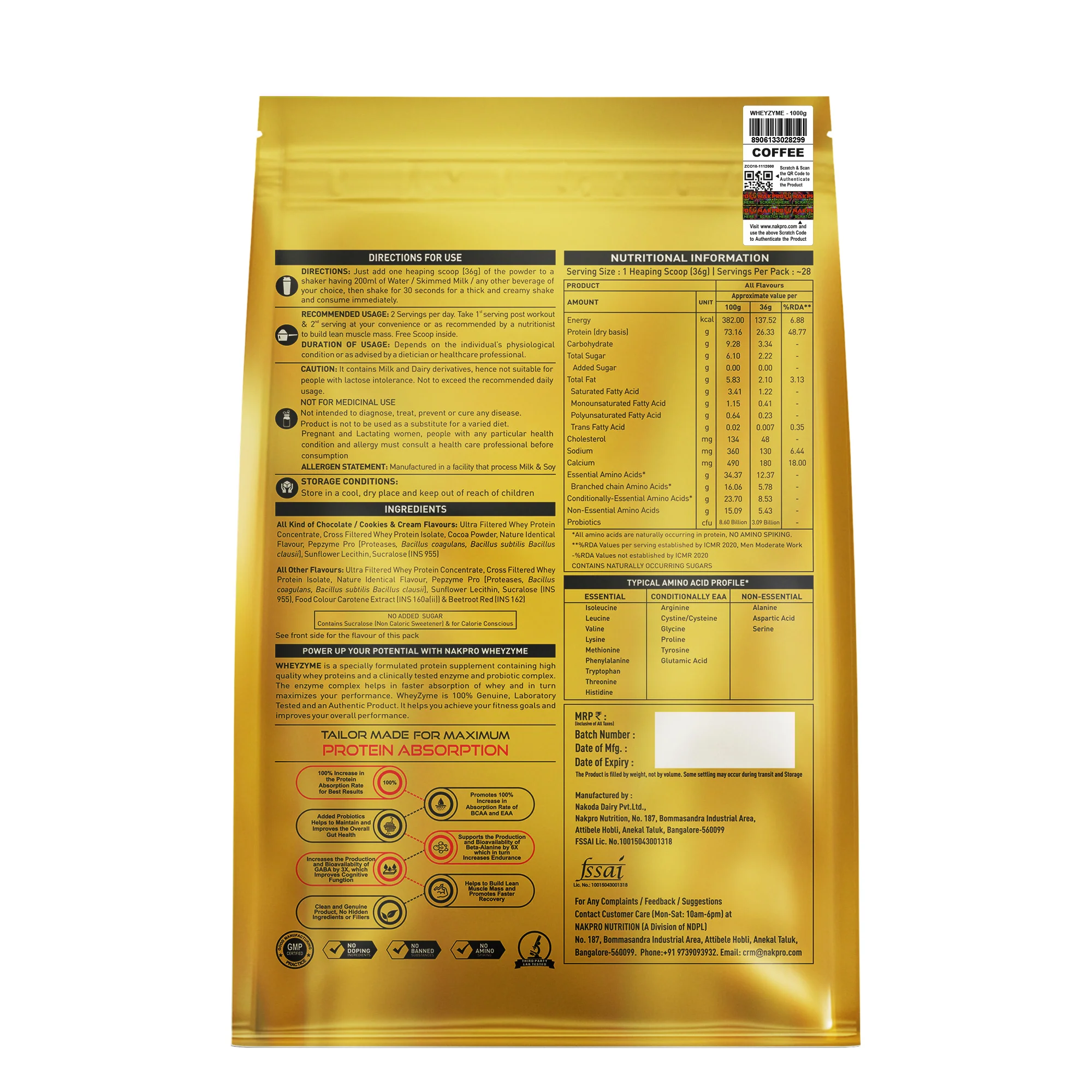 Wheyzyme Whey Protein Blend with Digestive Enzyme - Image 12