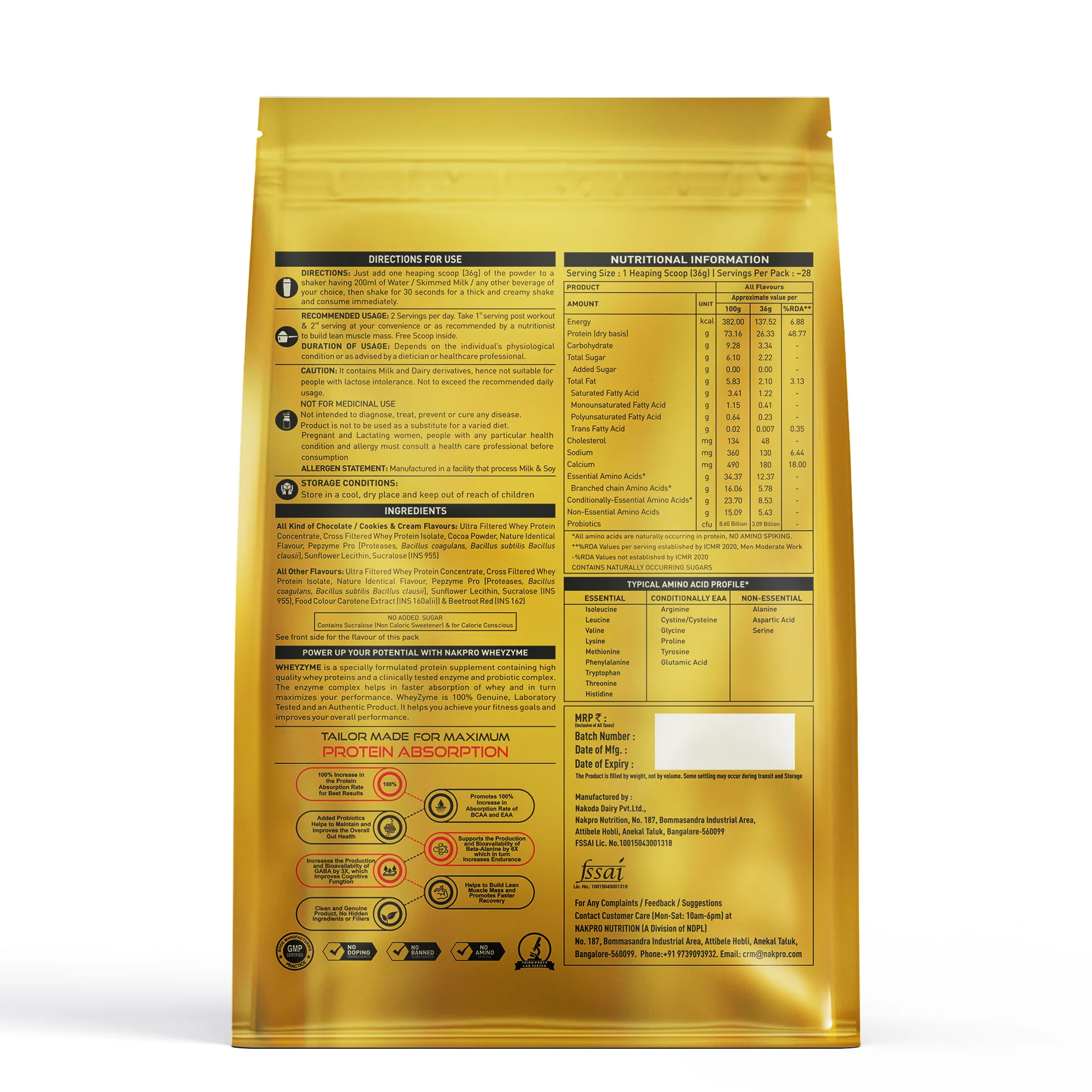 Wheyzyme Whey Protein Blend with Digestive Enzyme - Image 24